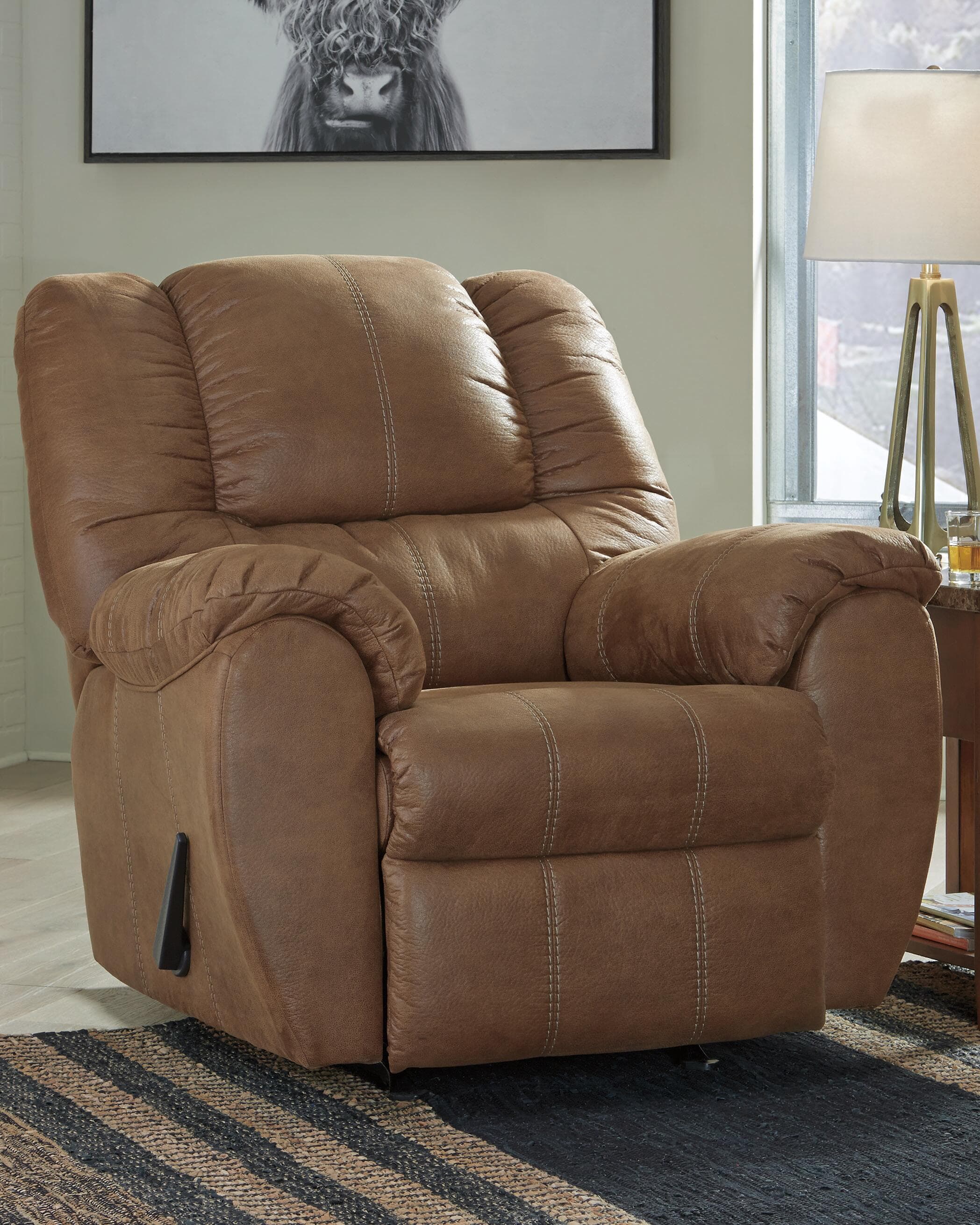 McGann Recliner — Brown/Beige — view 2