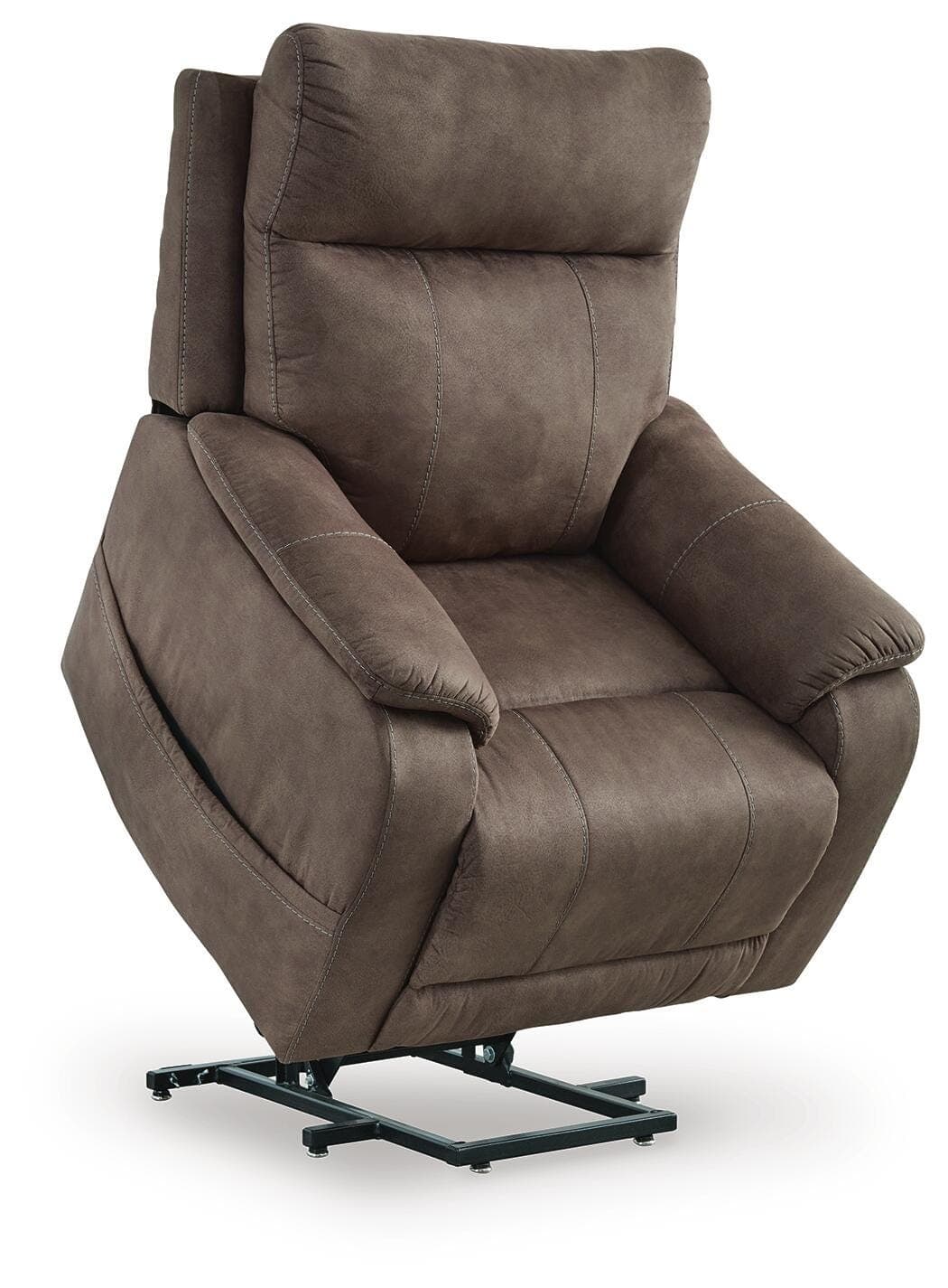 Crestmeade Power Lift Recliner — Brown/Beige — view 5