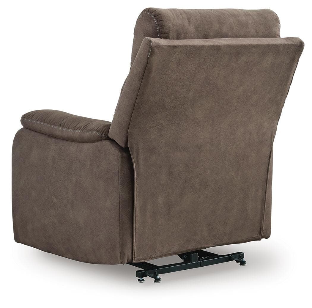 Crestmeade Power Lift Recliner — Brown/Beige — view 7