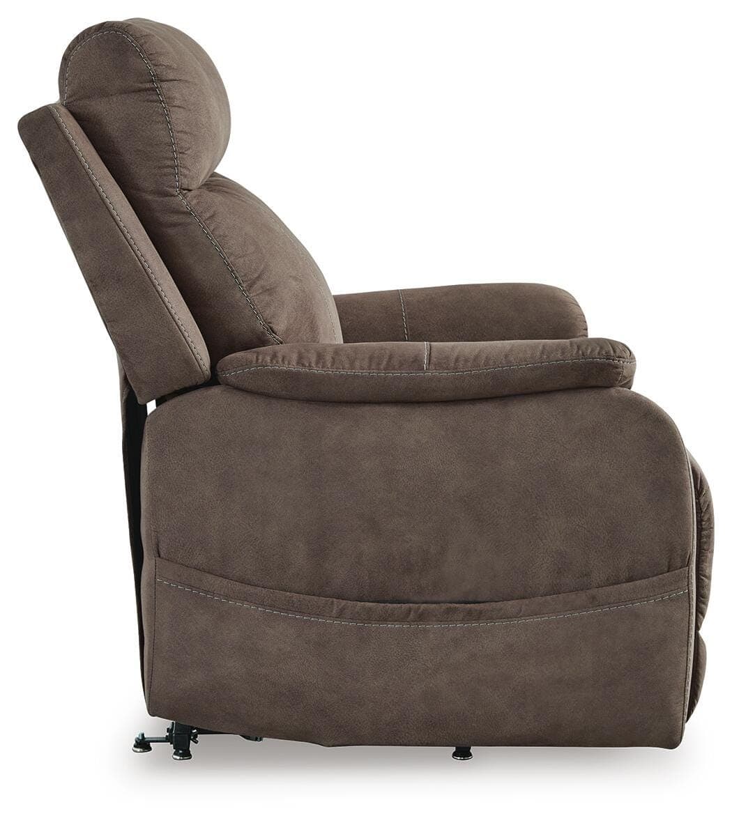 Crestmeade Power Lift Recliner — Brown/Beige — view 6