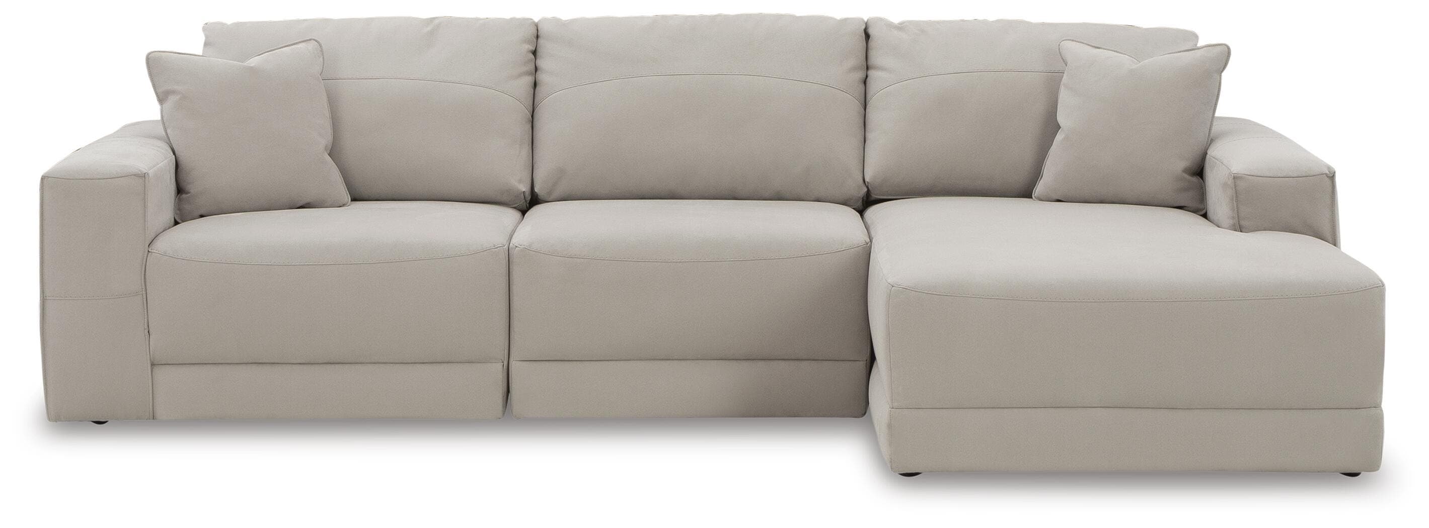 Next-Gen Gaucho 3-Piece Sectional Sofa with Chaise — Black/Gray — view 3