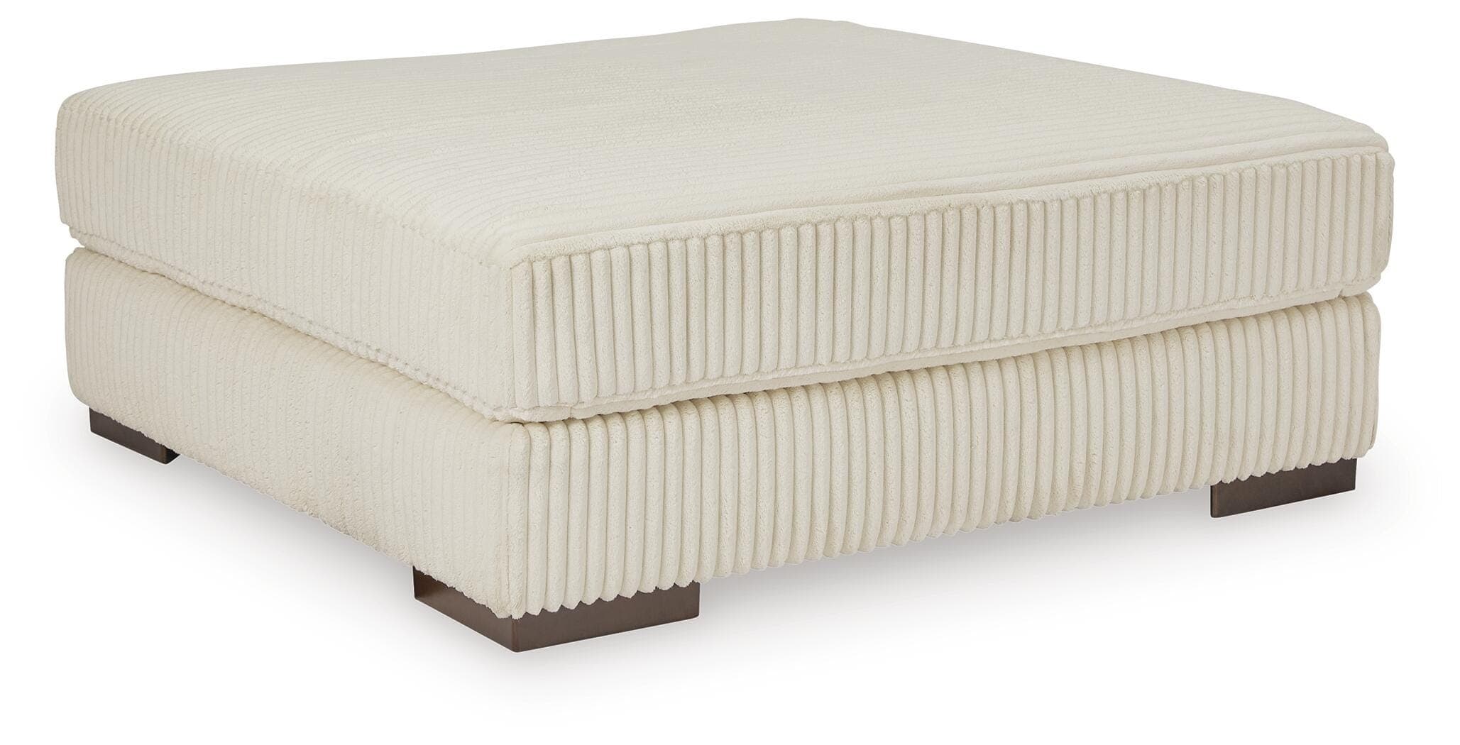 Lindyn Oversized Accent Ottoman — Brown/Beige — Middletown Furniture, Middletown OH