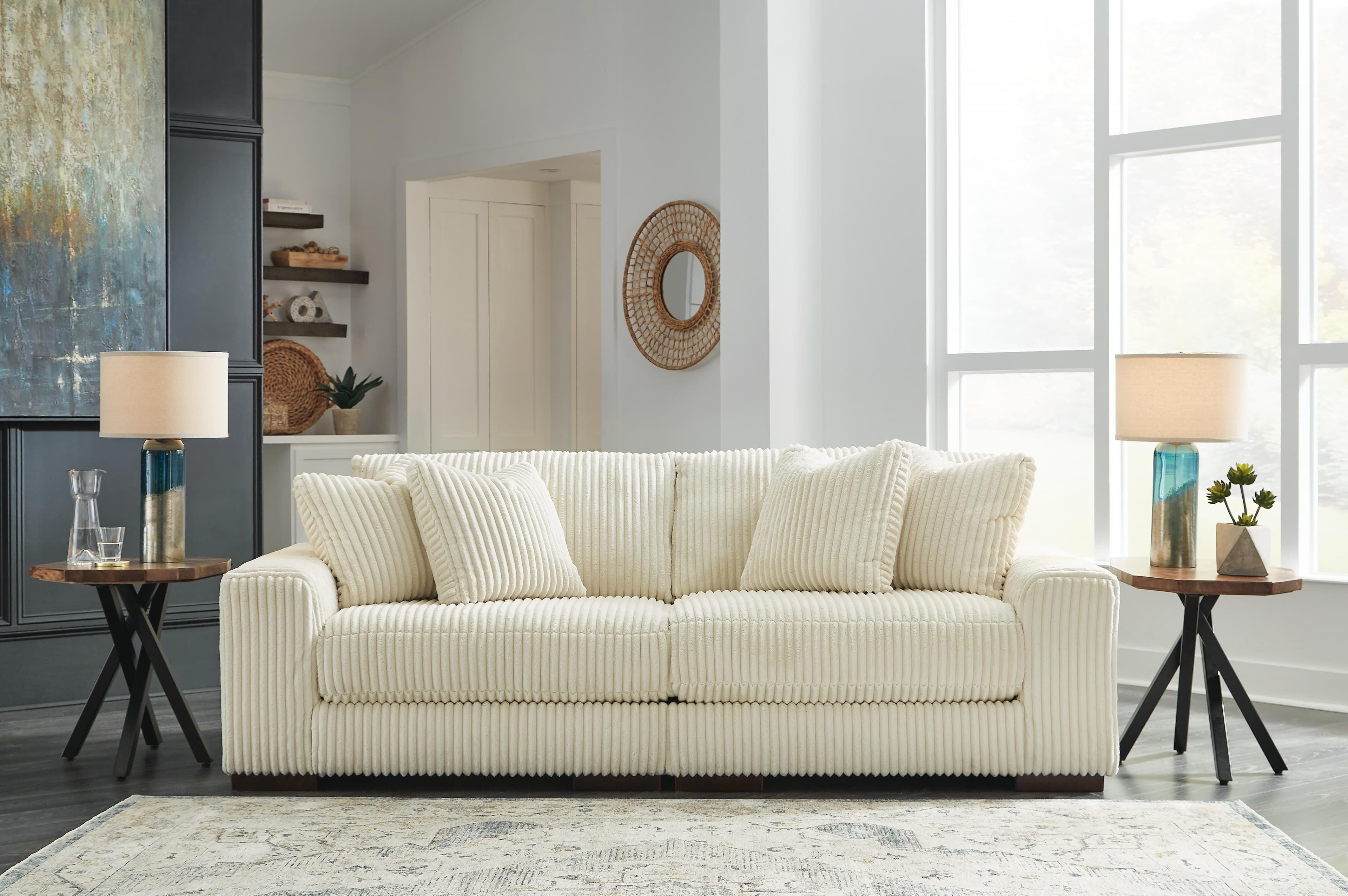Lindyn 2-Piece Sectional Sofa — Brown/Beige — view 2