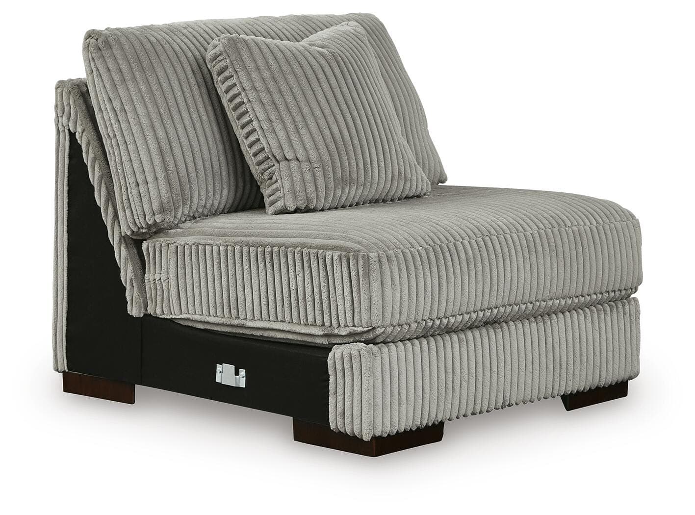 Lindyn 3-Piece Sectional Sofa — Black/Gray — view 4