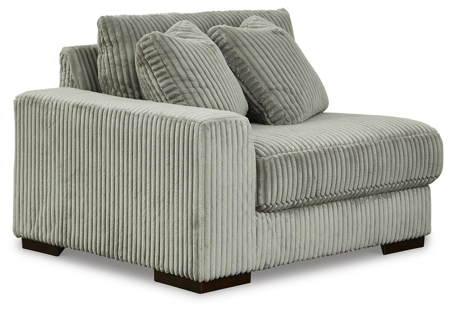 Lindyn 3-Piece Sectional Sofa — Black/Gray — view 3