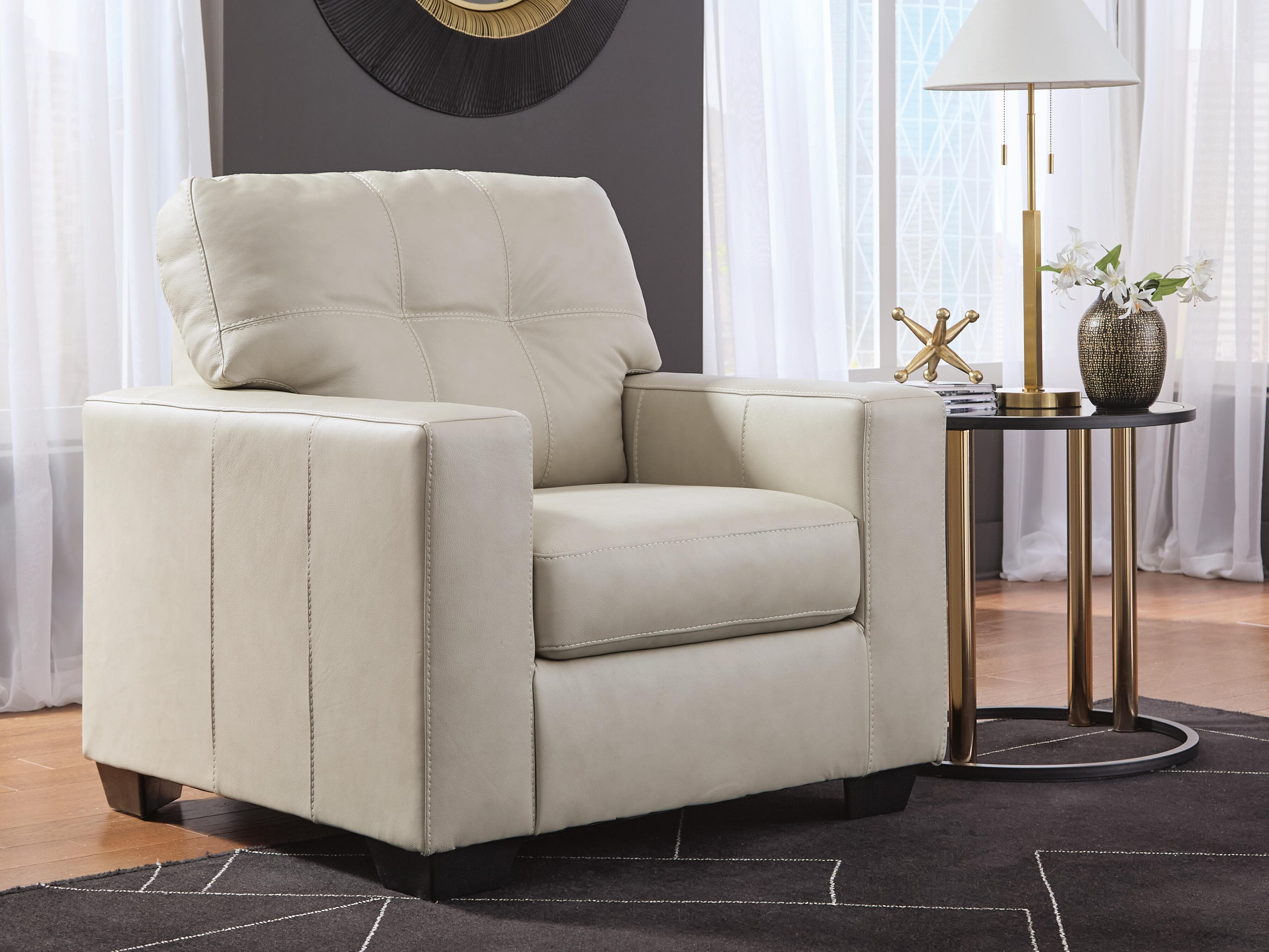 Santorine Chair — Brown/Beige — view 2