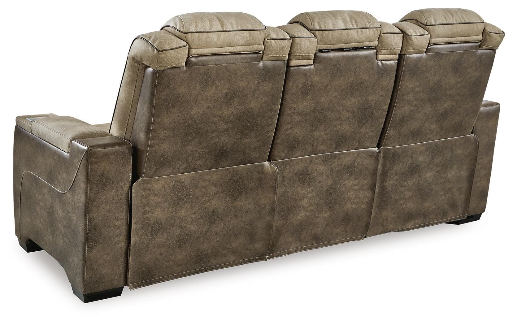 Next-Gen Durapella Power Reclining Sofa — Brown/Beige — view 6