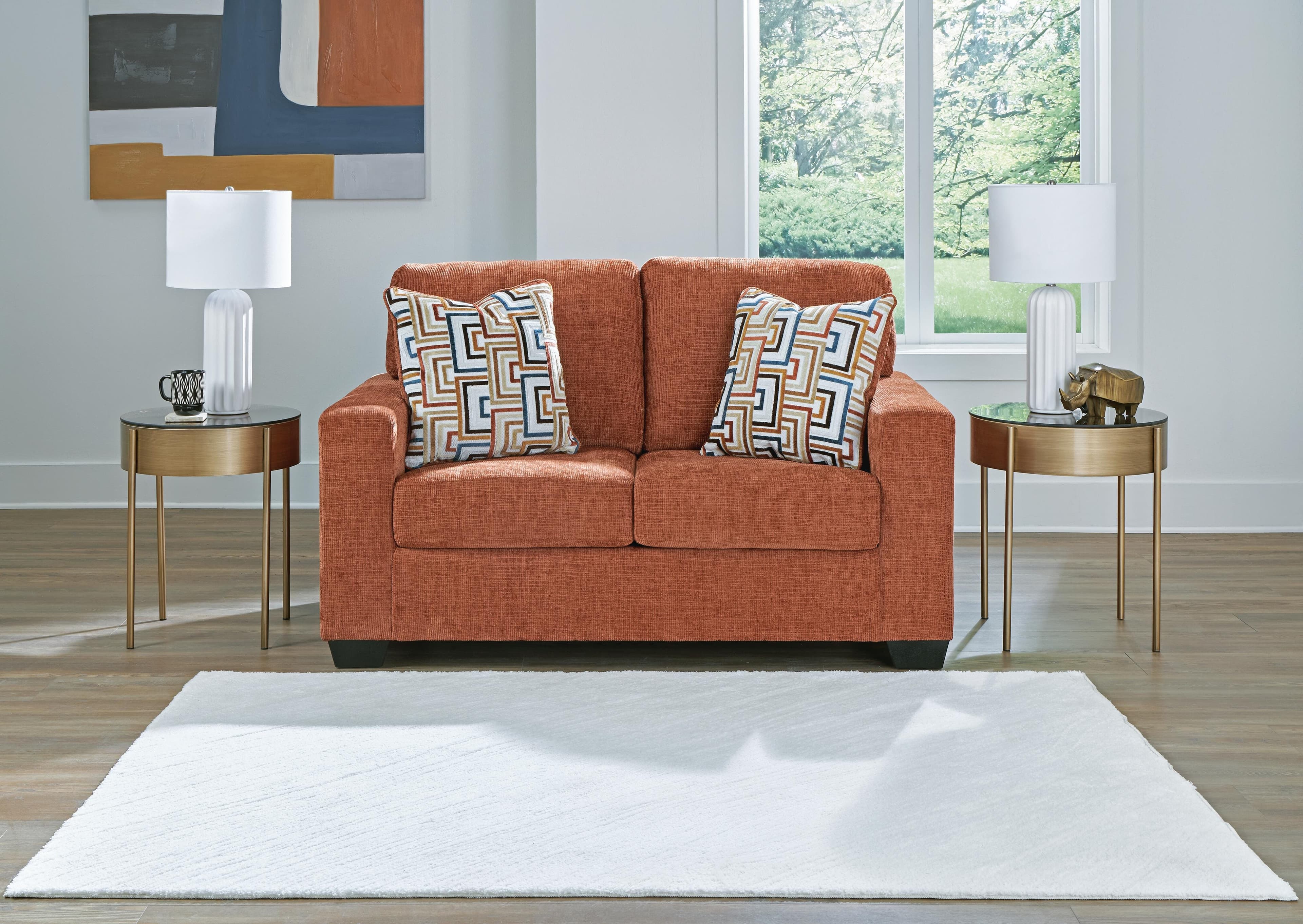 Aviemore Loveseat — Orange — view 2