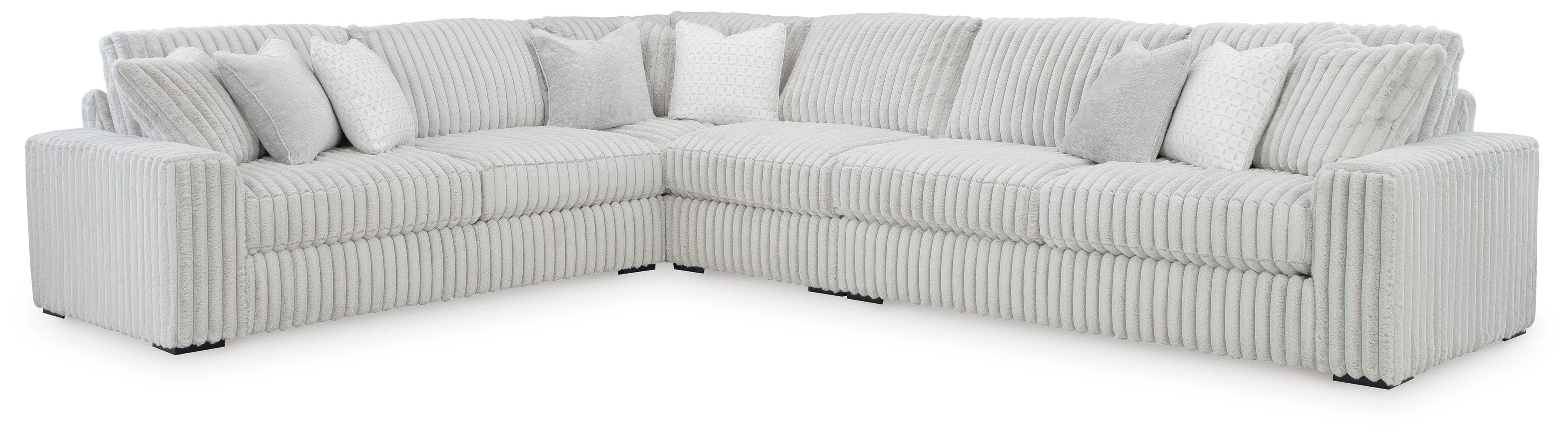 Stupendous 4-Piece Sectional — Black/Gray — view 4