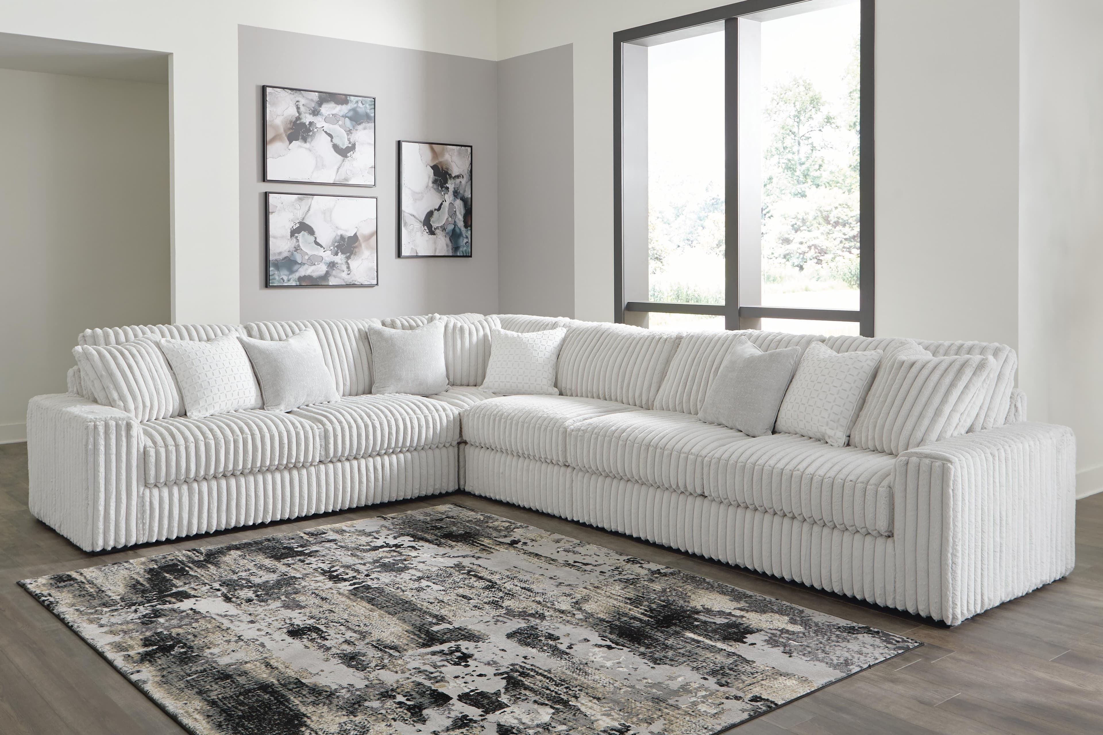 Stupendous 4-Piece Sectional — Black/Gray — view 5