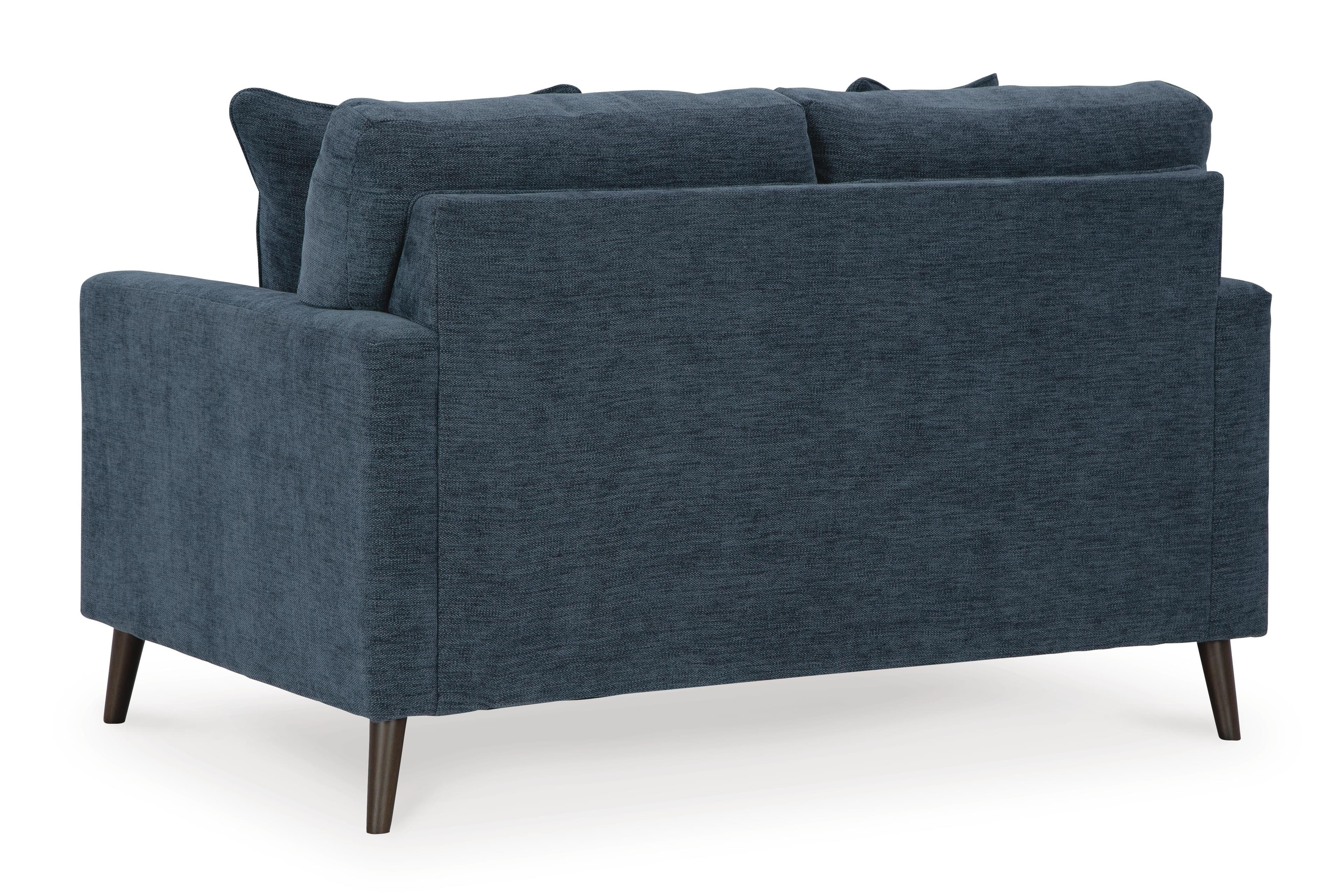 Bixler Loveseat — Blue — view 6