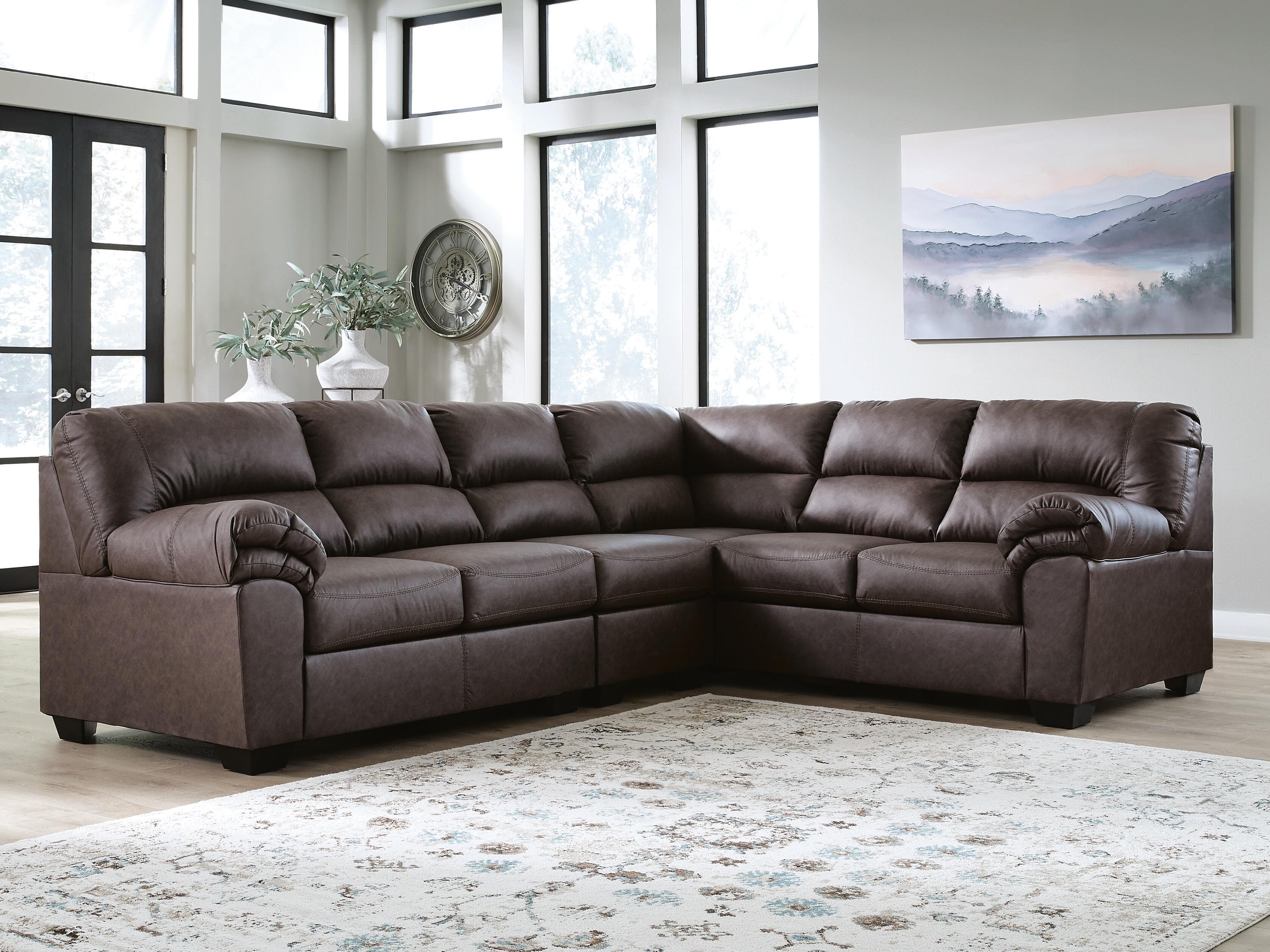 Whitlock 3-Piece Sectional — Umber — view 2