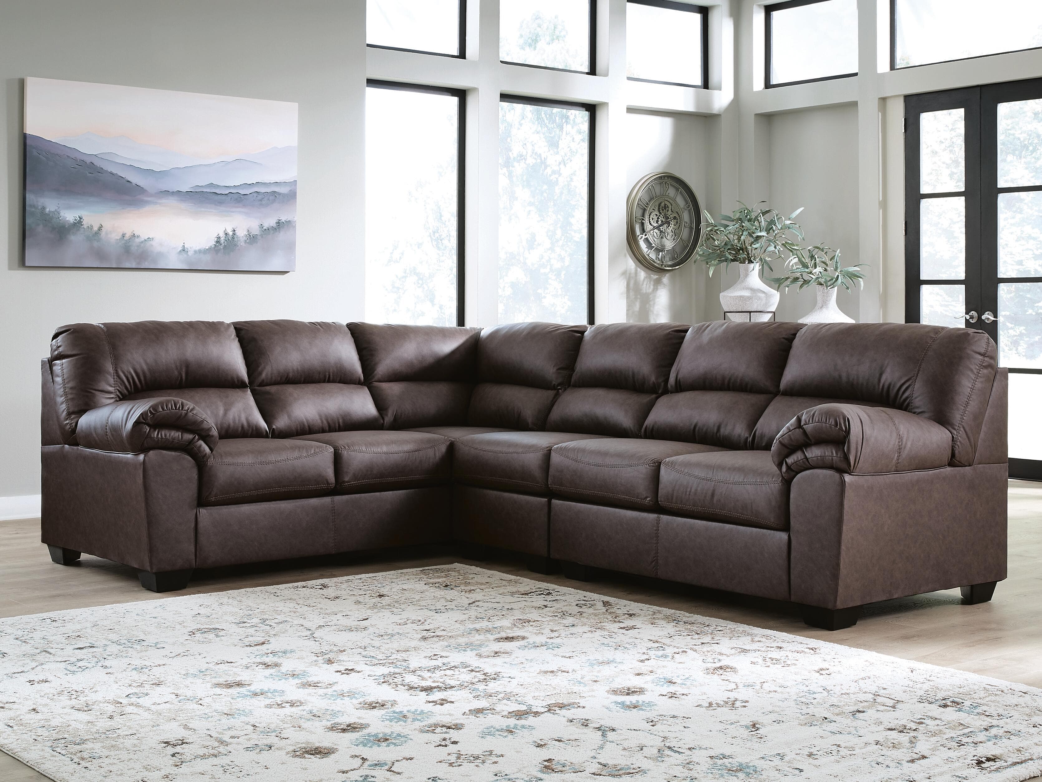 Whitlock 3-Piece Sectional — Umber — view 2