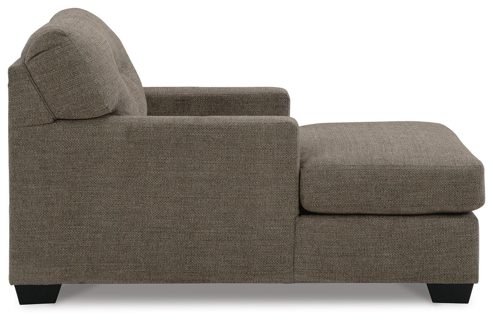 Mahoney Chaise — Brown/Beige — view 4