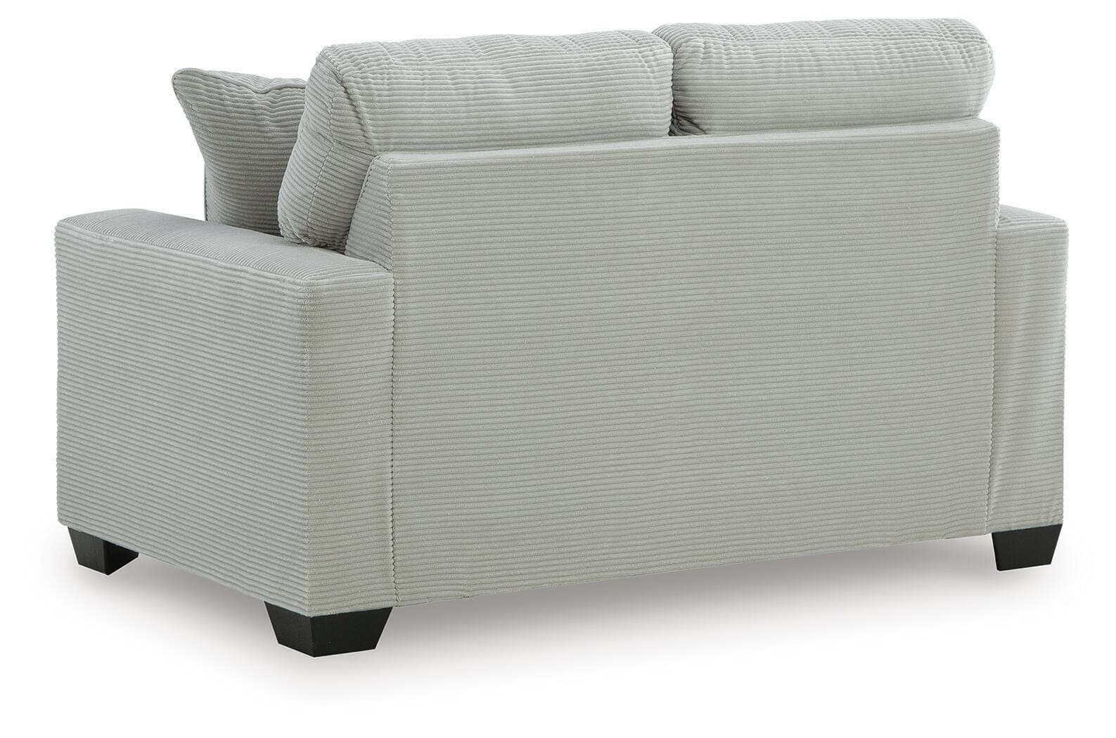 Amesley Loveseat — Black/Gray — view 4