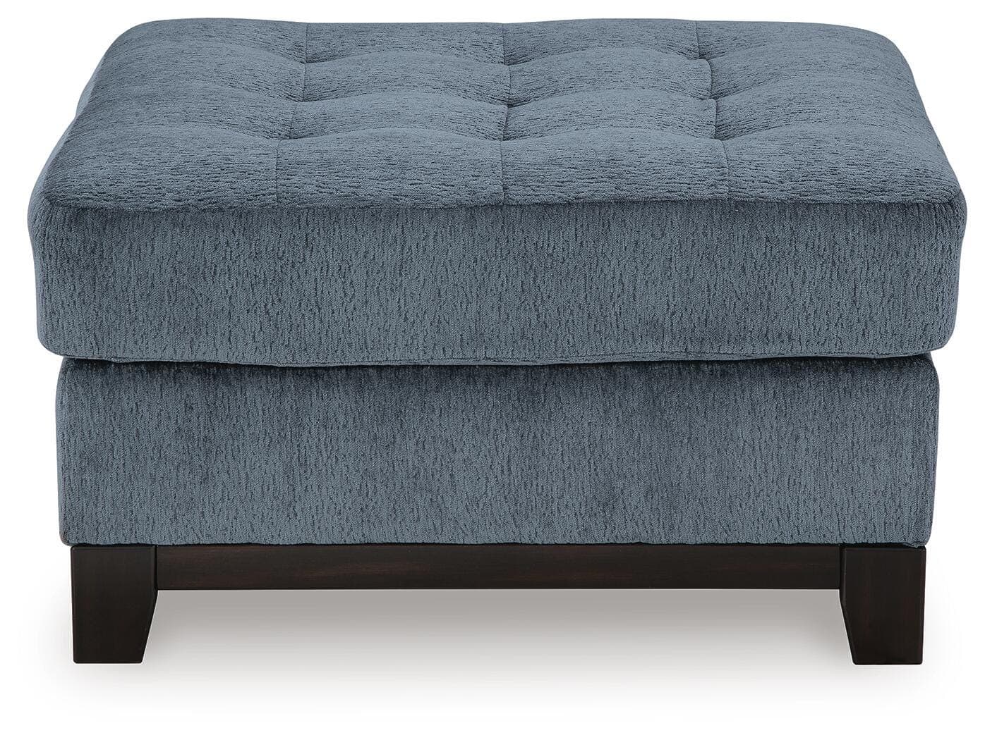 Maxon Place Oversized Accent Ottoman — Blue — view 3