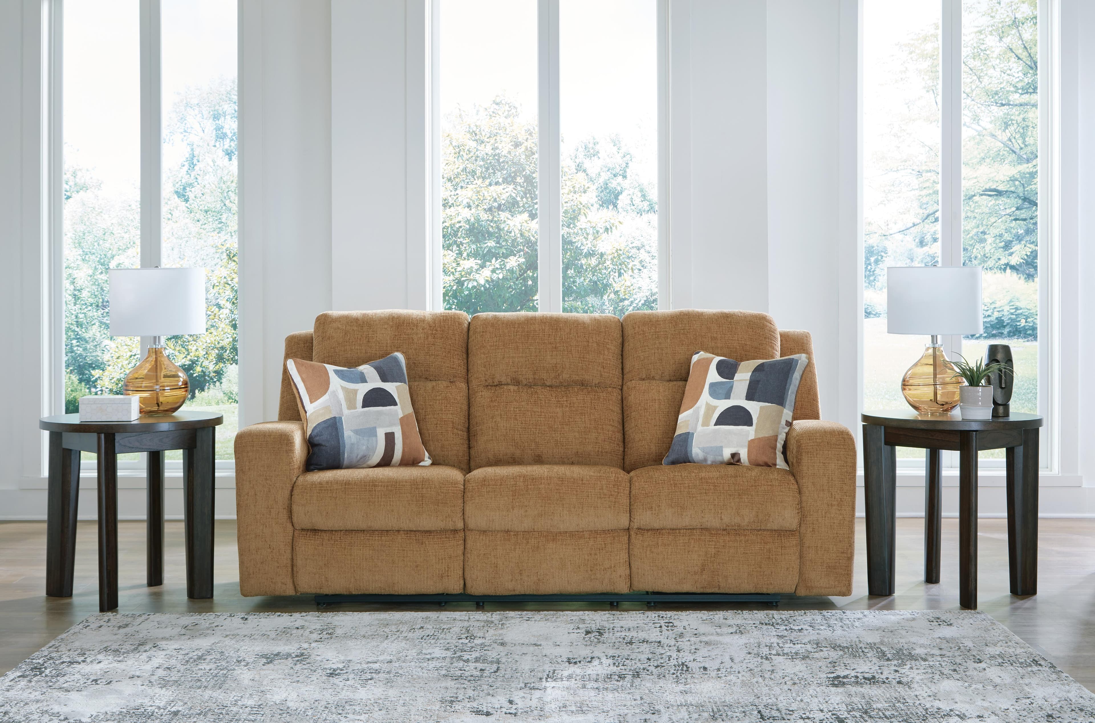 Kanlow Reclining Sofa — Yellow — view 2
