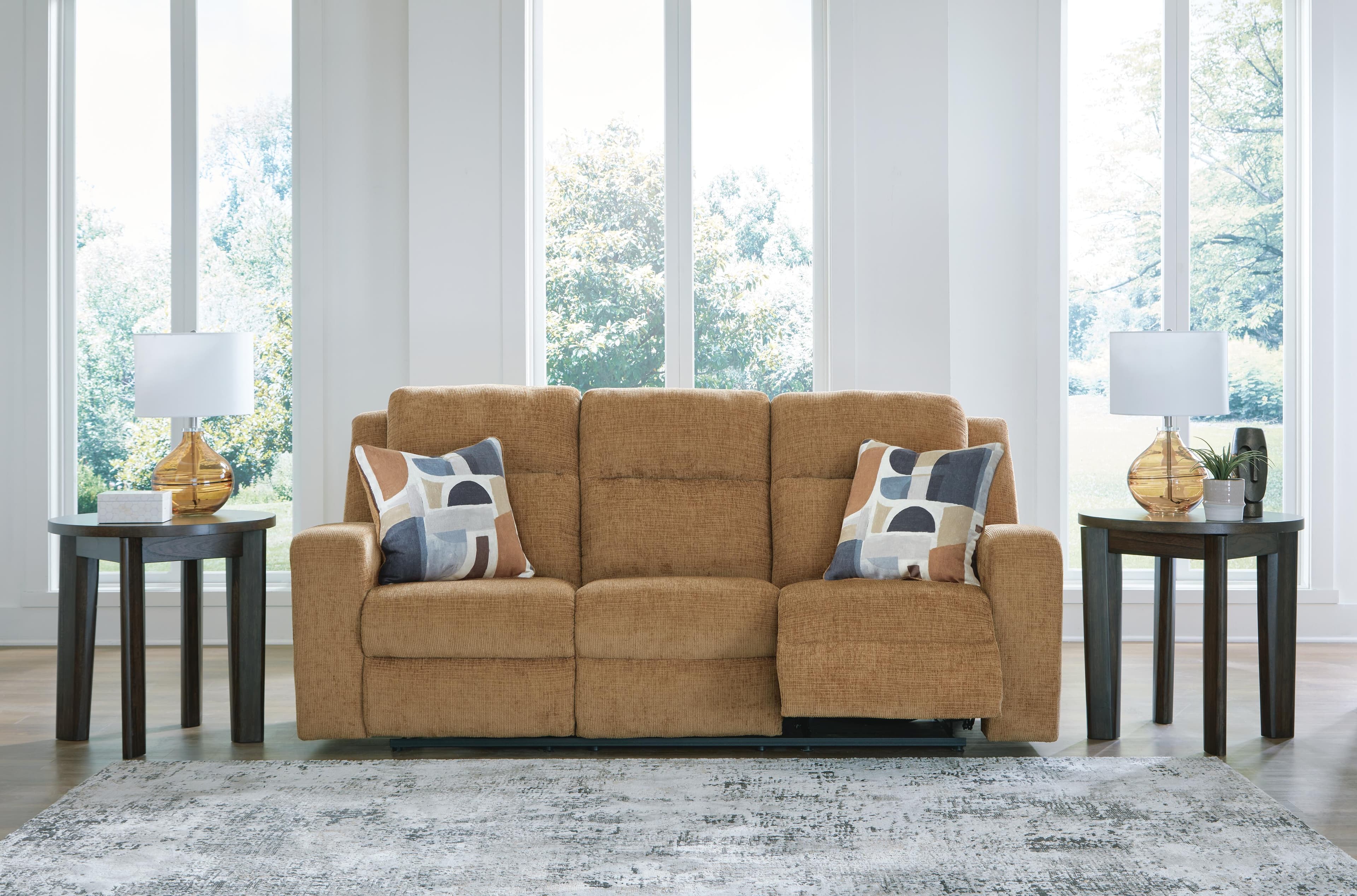 Kanlow Reclining Sofa — Yellow — view 6