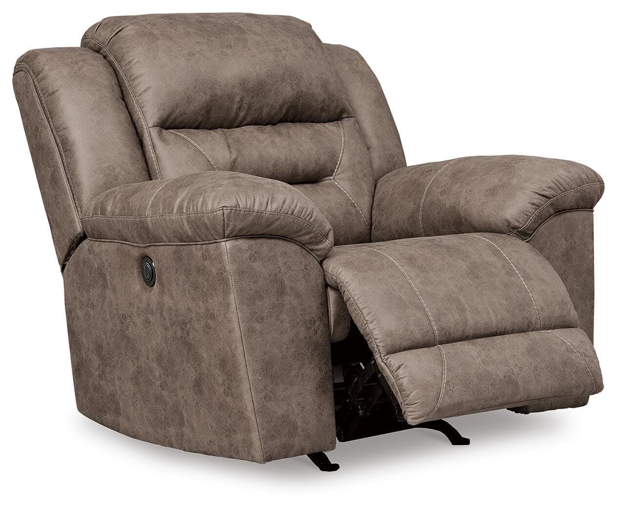Stoneland Power Recliner — Brown/Beige — view 4