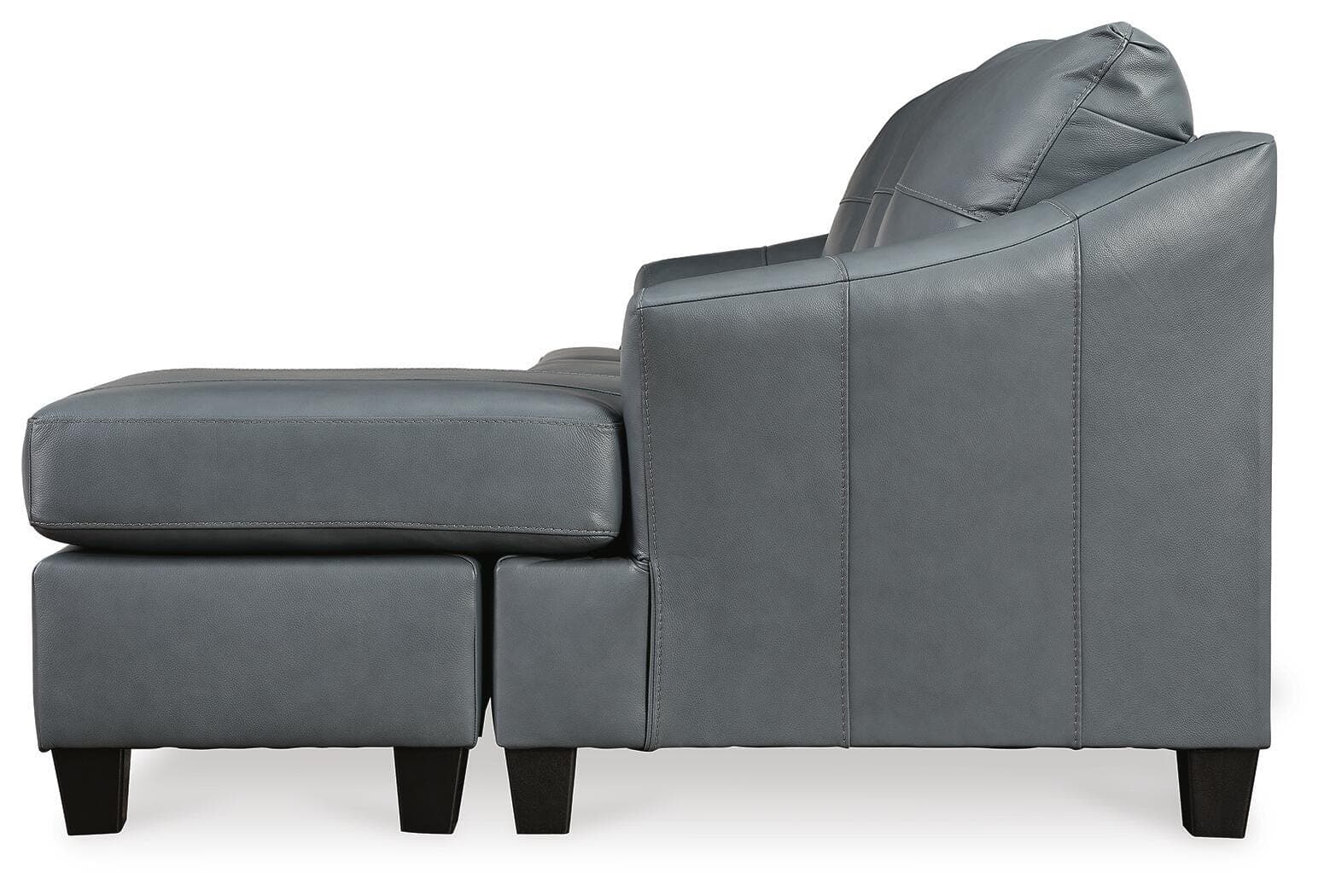Genoa Sofa Chaise — Blue — view 6
