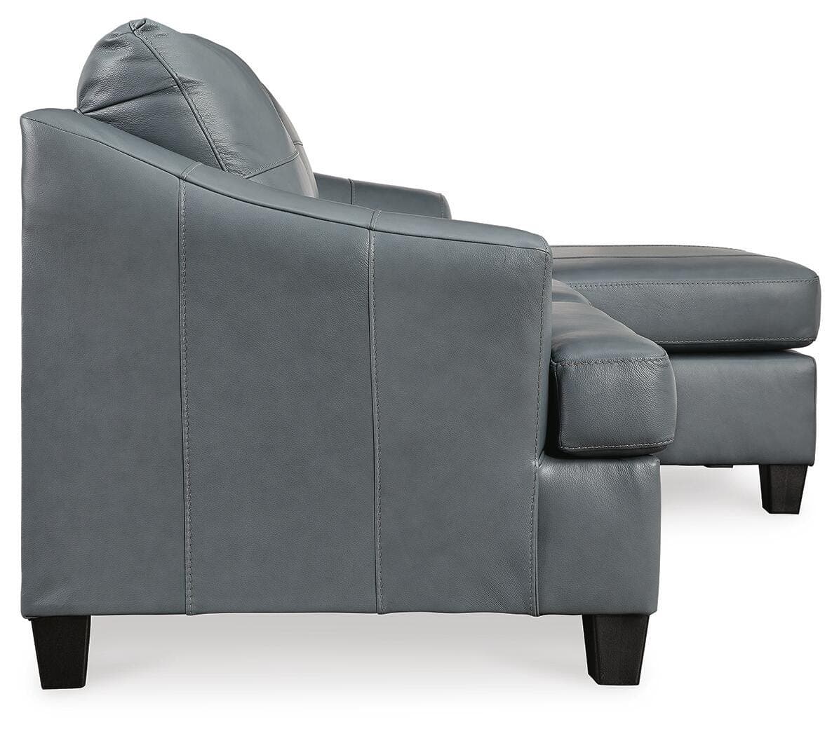 Genoa Sofa Chaise — Blue — view 7