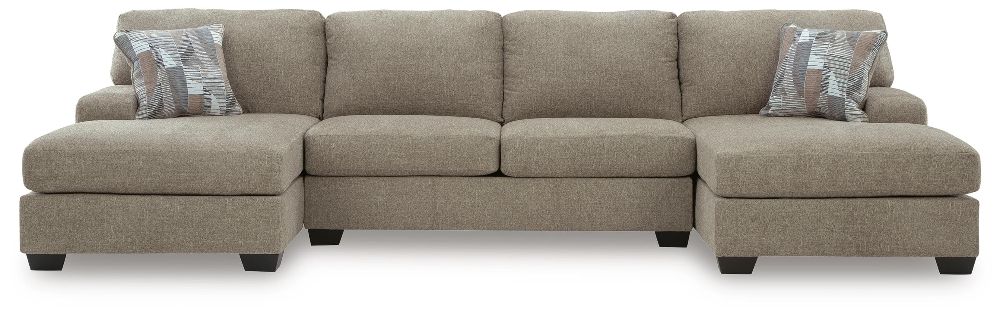 Newellen 3-Piece Sleeper Sectional with Double Chaise