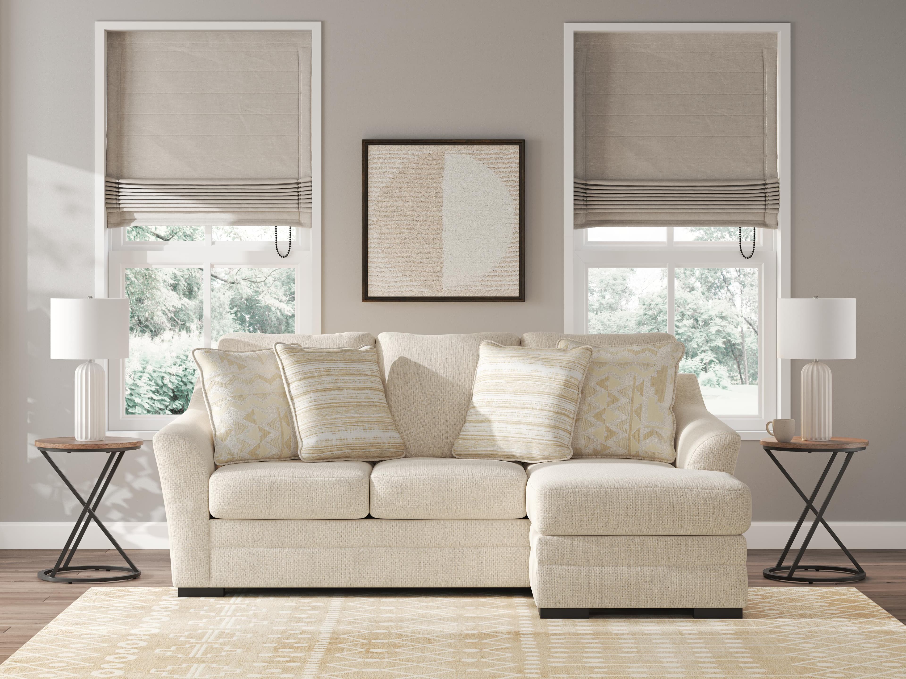Lango Queen Sofa Chaise Sleeper — Brown/Beige — view 2