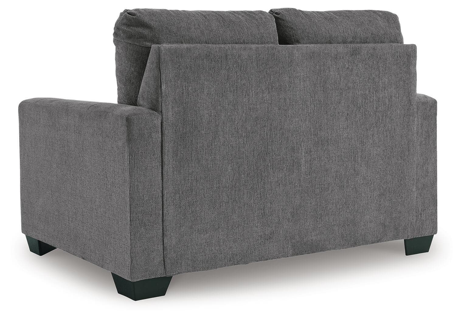 Rannis Twin Sofa Sleeper — Black/Gray — view 6