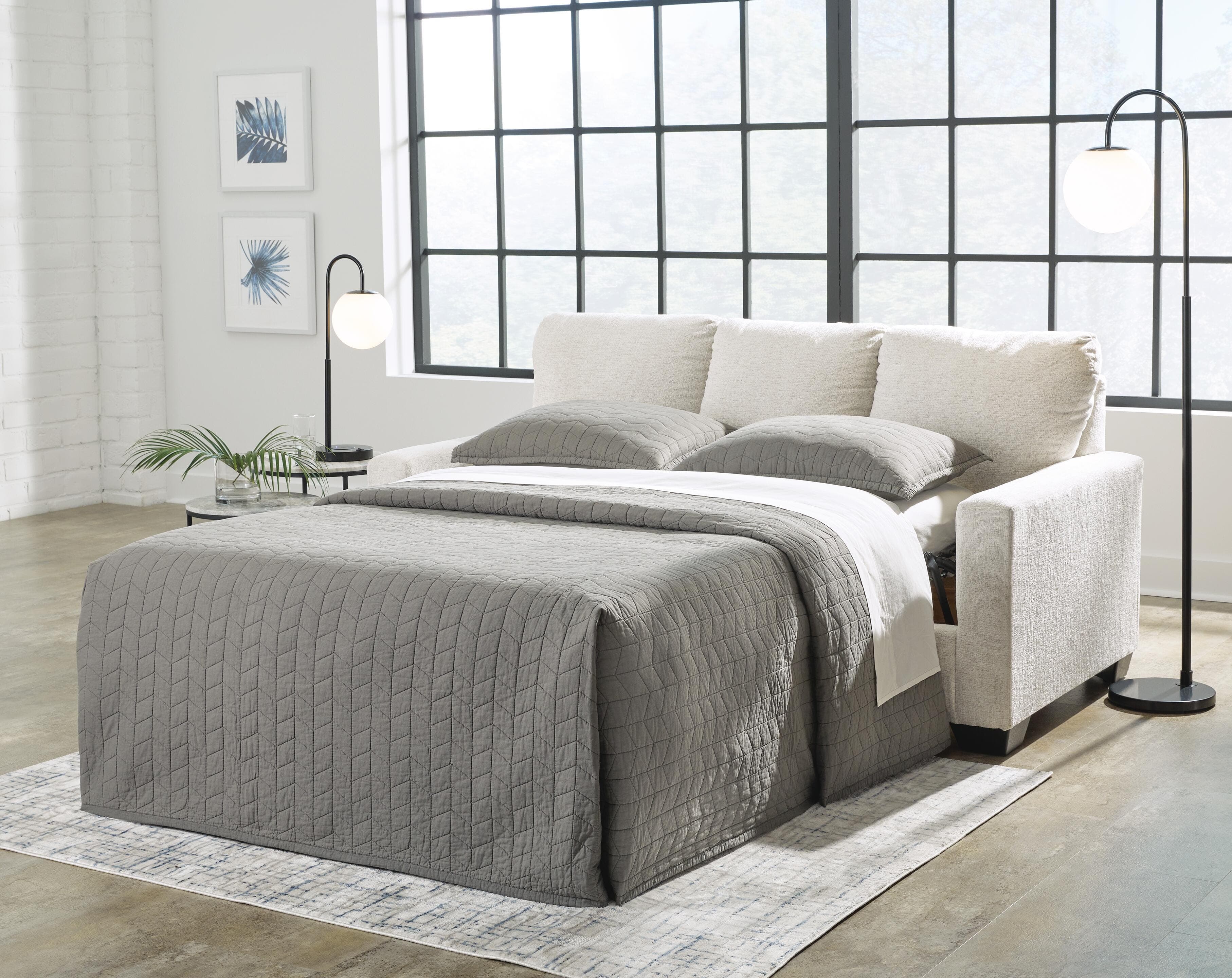 Rannis Full Sofa Sleeper — White — view 7