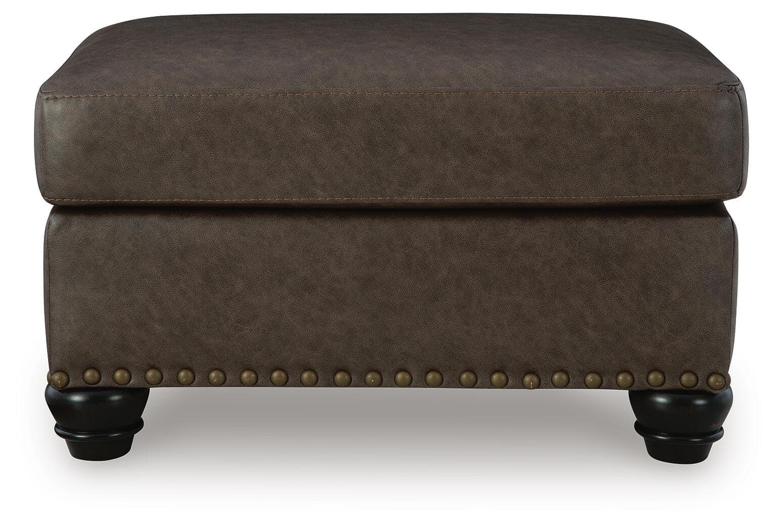 Roxmere Ottoman — Brown/Beige — view 3