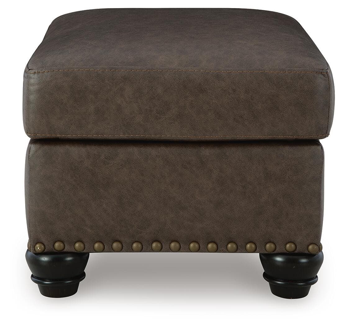 Roxmere Ottoman — Brown/Beige — view 4