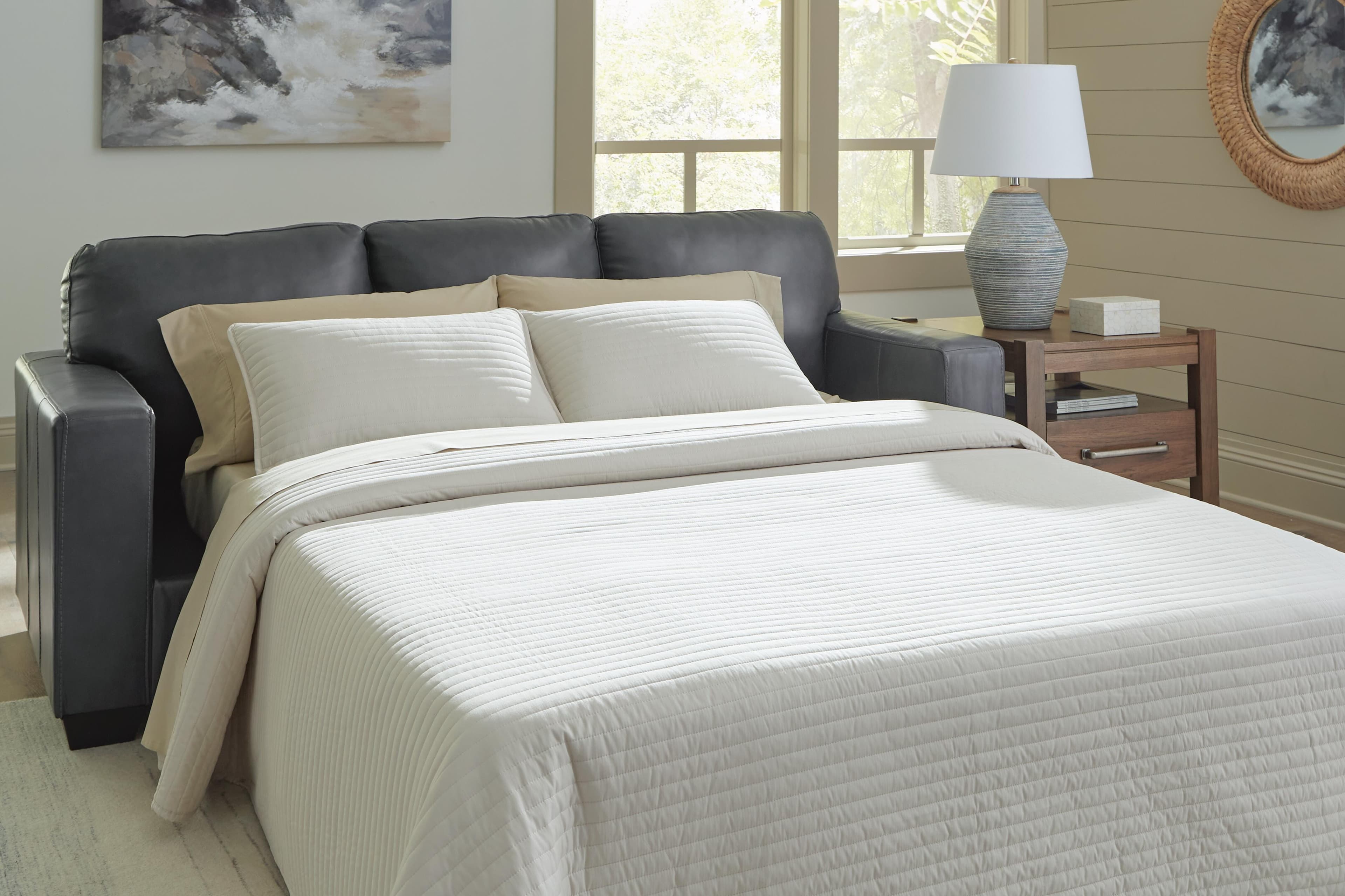 Bolsena Queen Sofa Sleeper — Blue — view 2