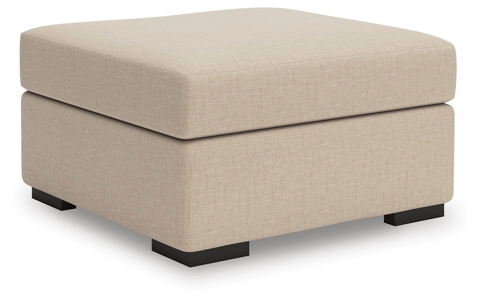 LadyMae Oversized Accent Ottoman — Brown/Beige — Middletown Furniture, Middletown OH