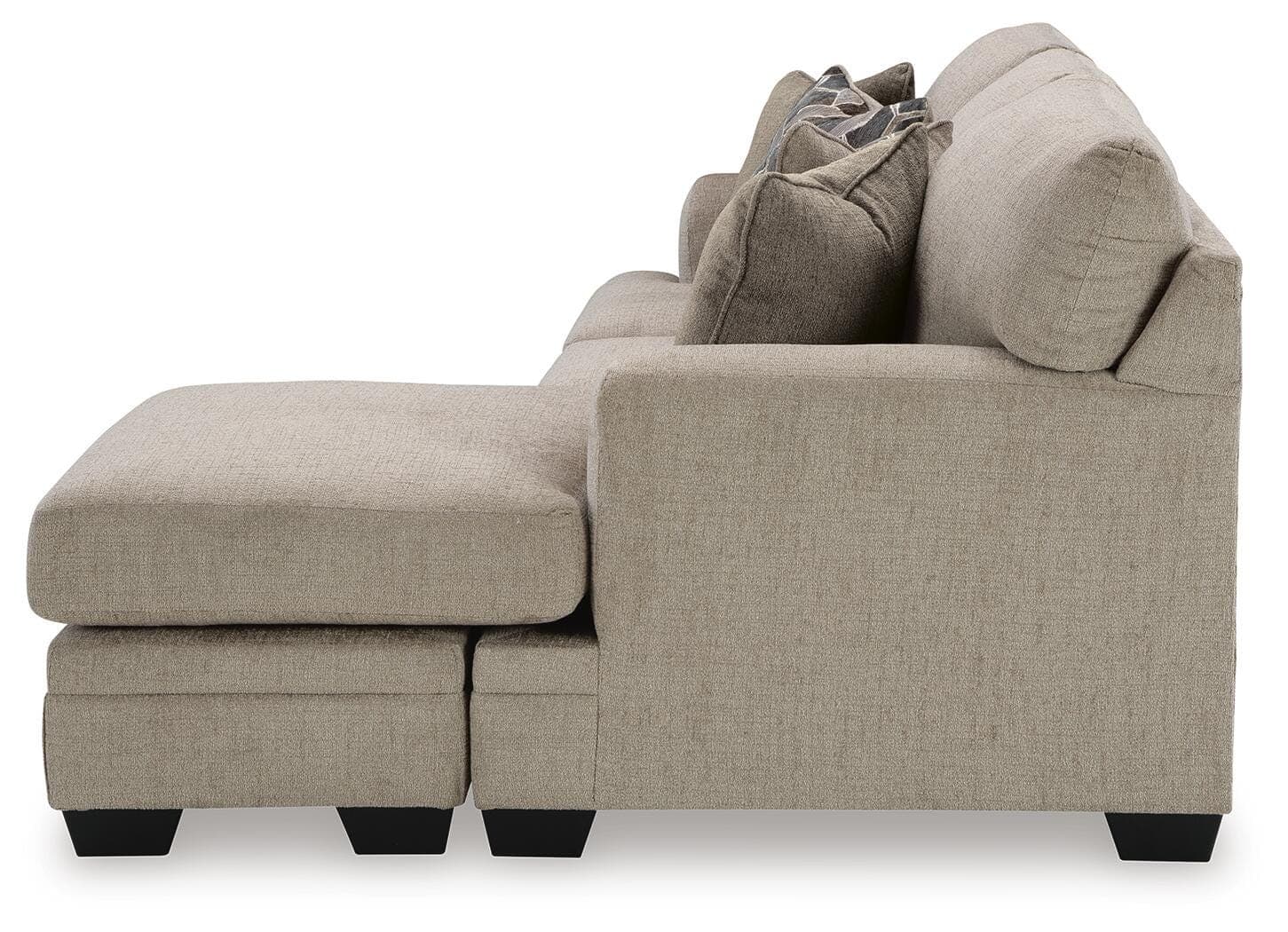 Stonemeade Sofa Chaise — Brown/Beige — view 7