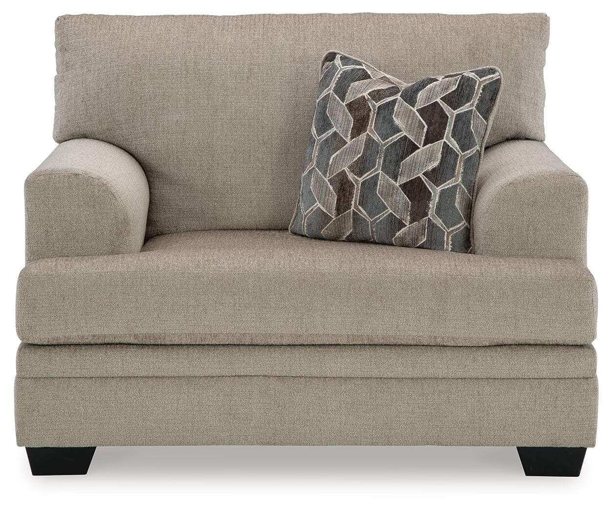 Stonemeade Oversized Chair — Brown/Beige — view 3
