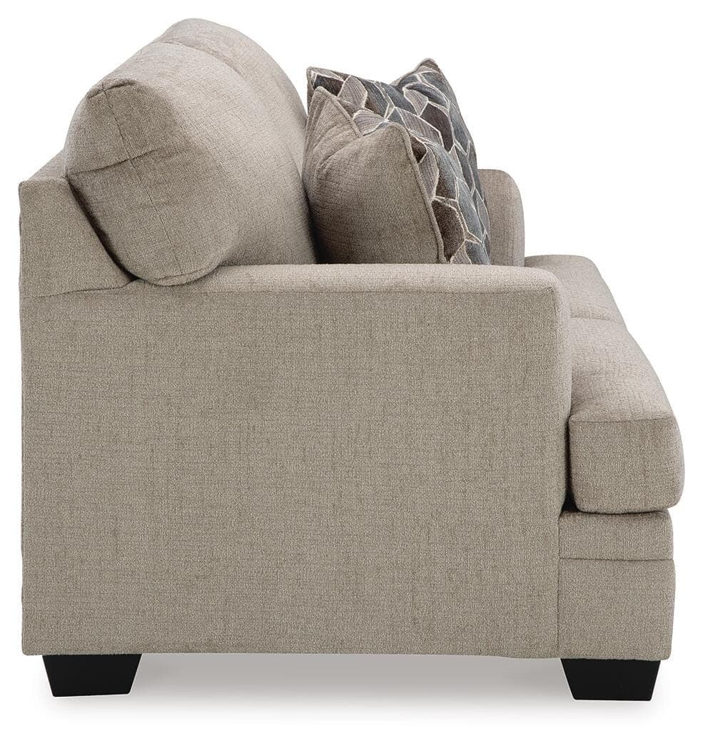 Stonemeade Loveseat — Brown/Beige — view 4