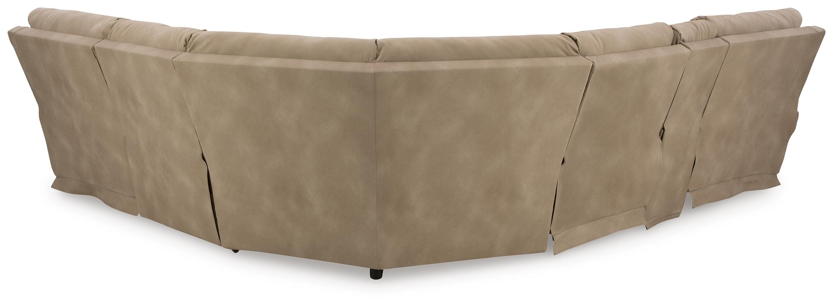 Next-Gen Durapella 6-Piece Power Reclining Sectional — Brown/Beige — view 4