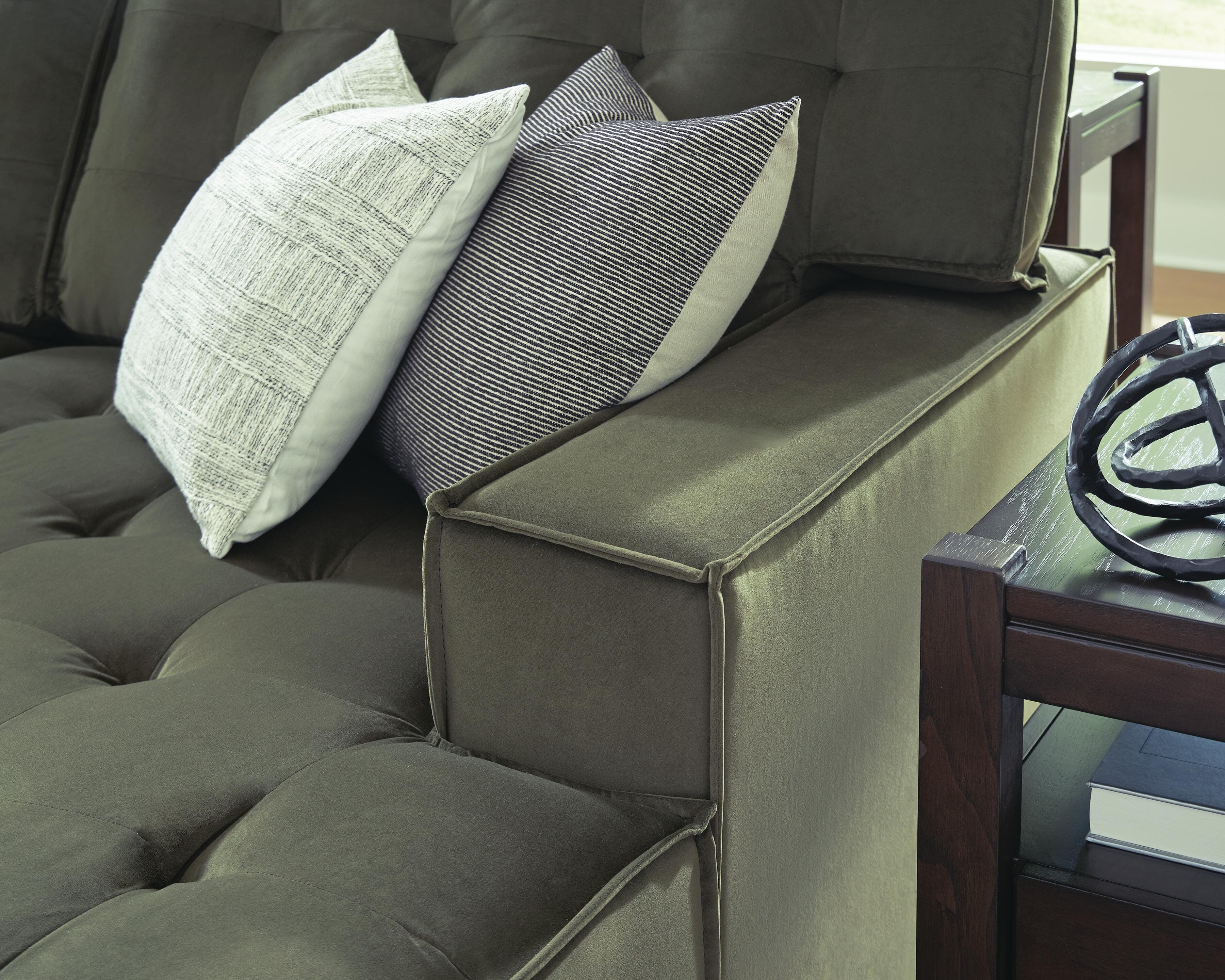 Chalcombe 2-Piece Sectional with Chaise — Green — view 5