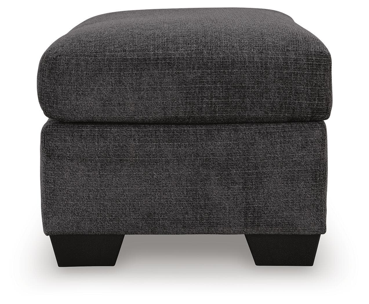 Loreo Ottoman — Black/Gray — view 4