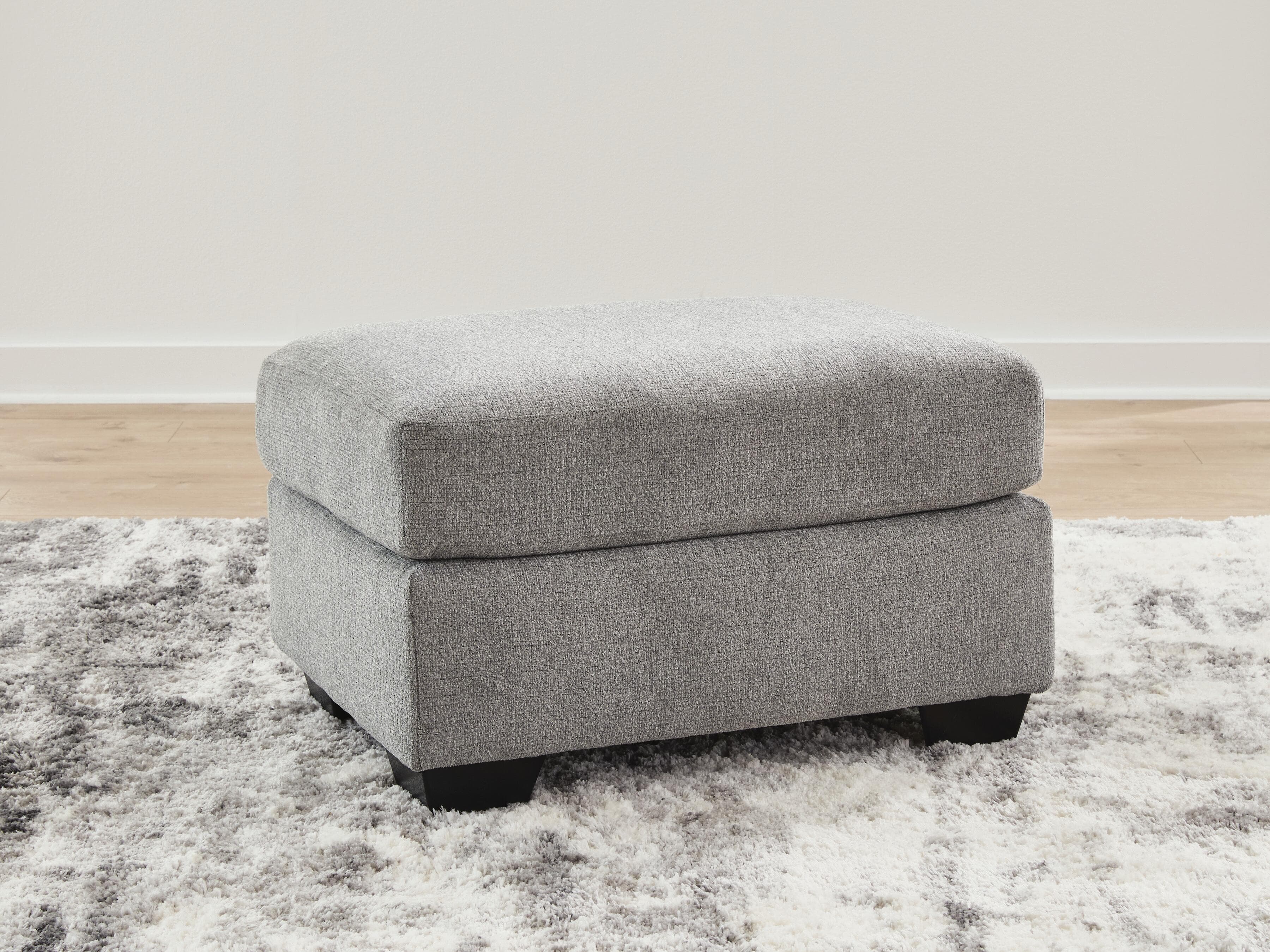 Loreo Ottoman — Black/Gray — view 2