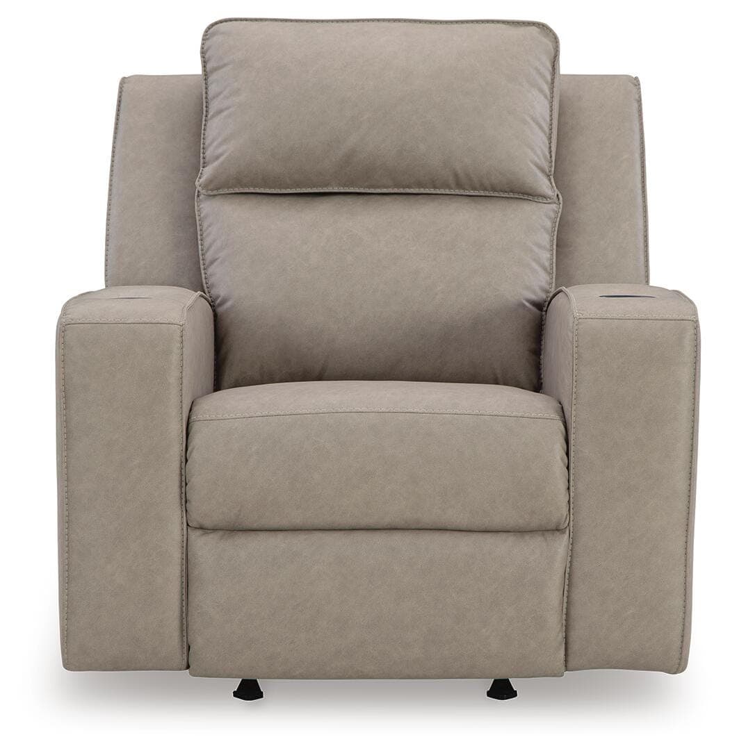 Lavenhorne Recliner — Black/Gray — view 4