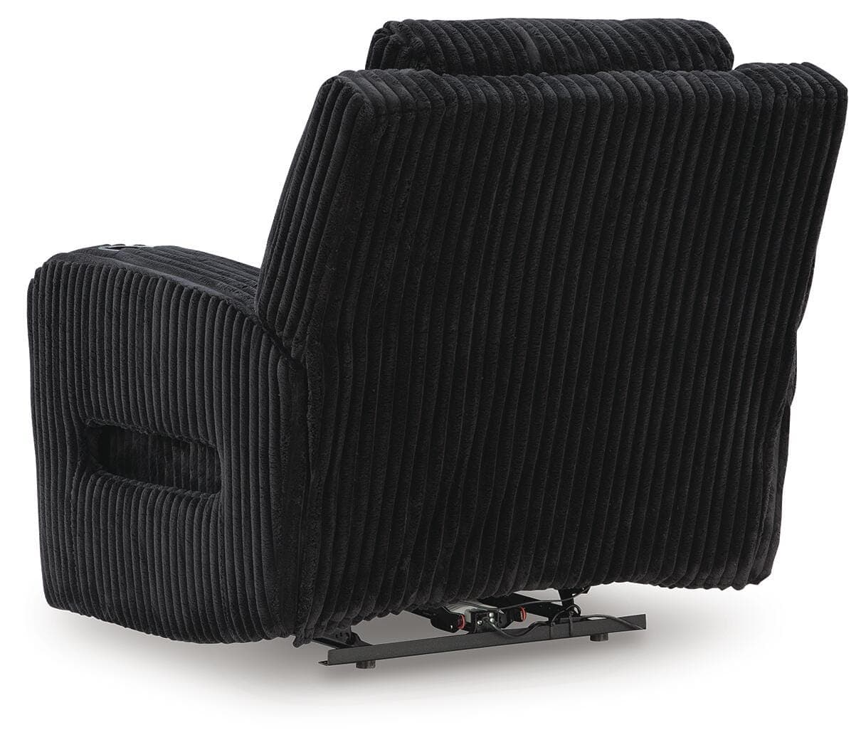 TwinBrooke Power Recliner — Black/Gray — view 6