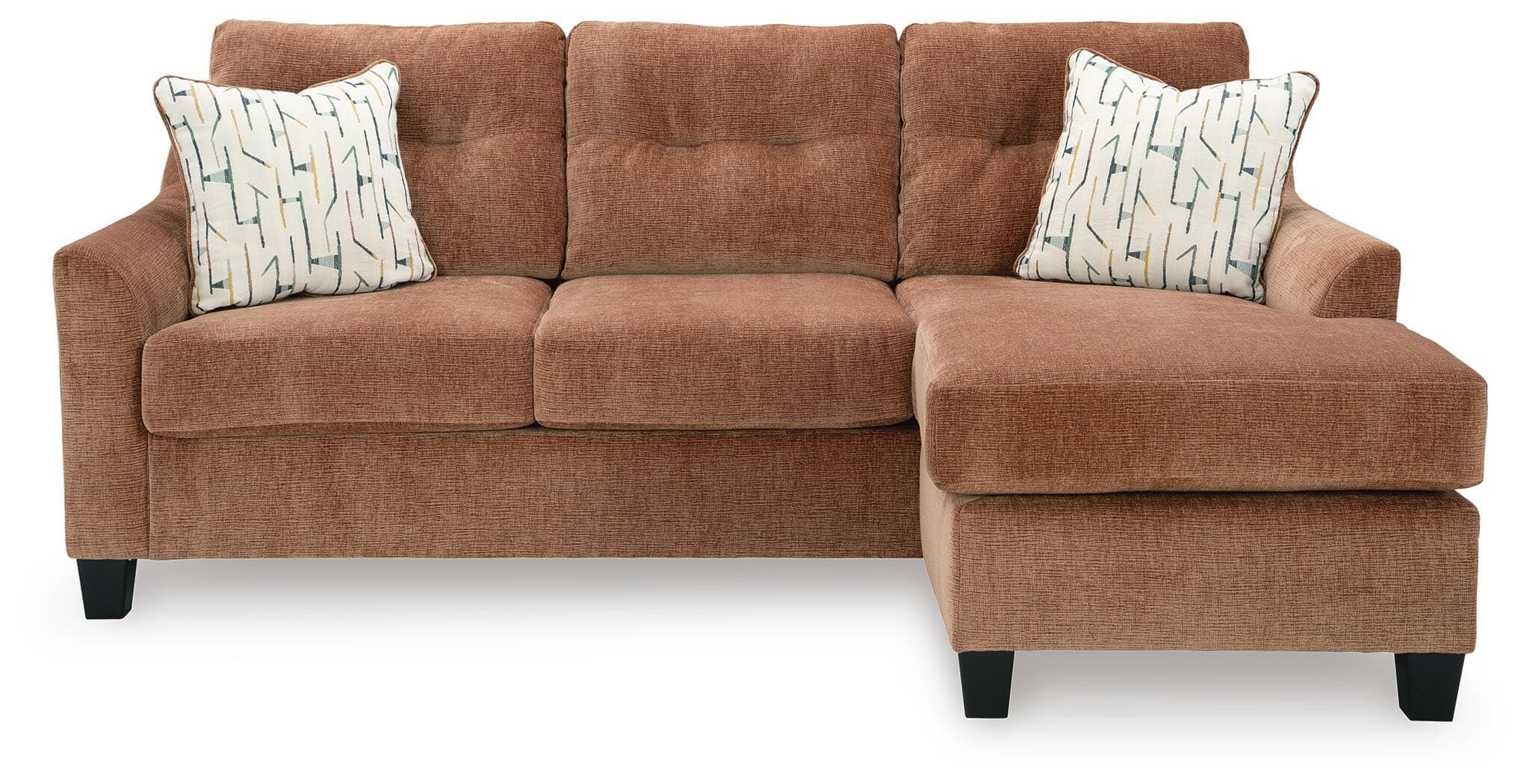 Amity Bay Sofa Chaise — Orange — view 5