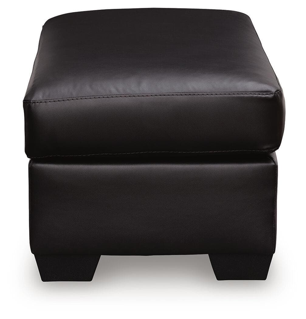 Gavello Ottoman — Black/Gray — view 4