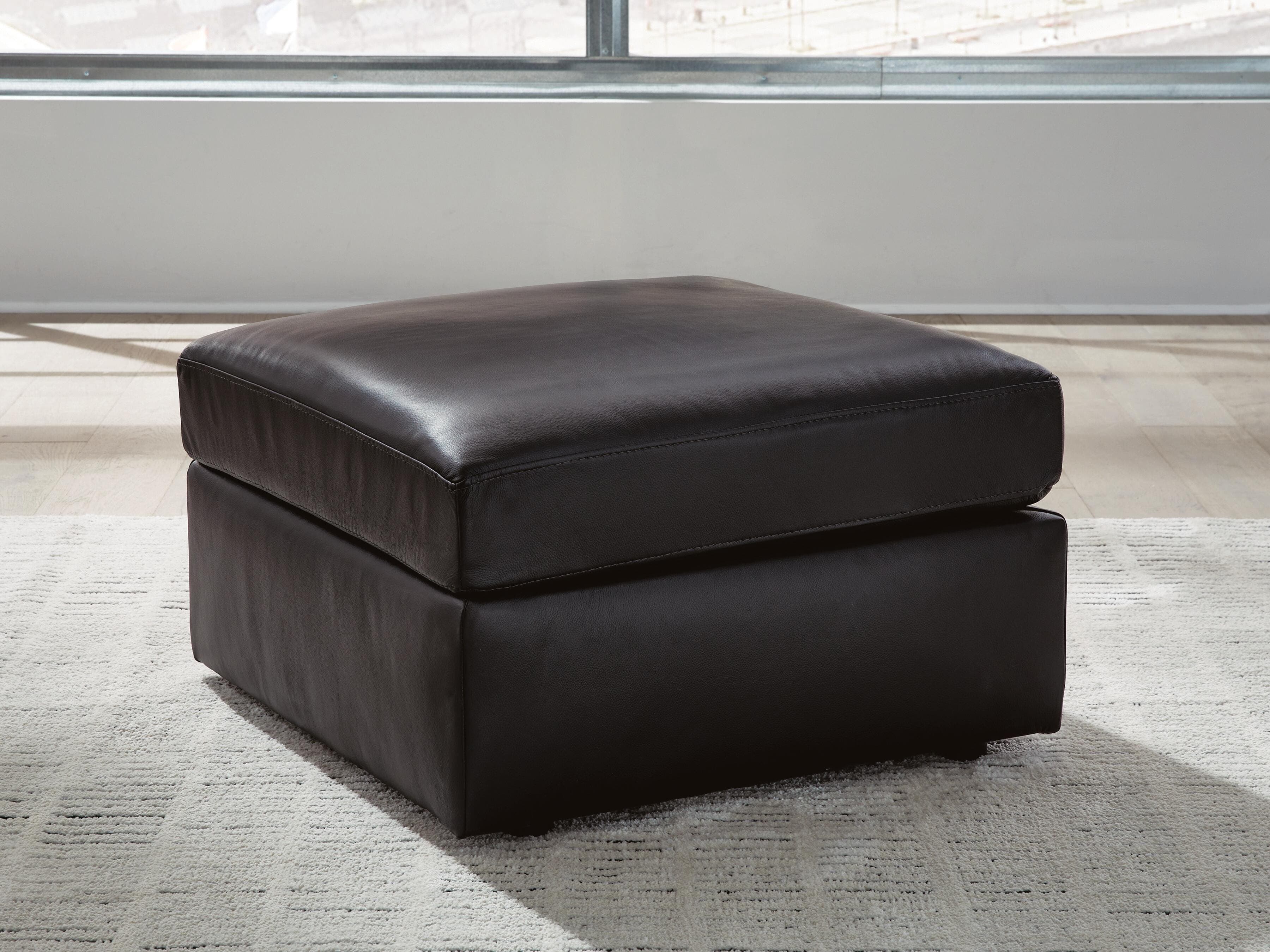 Modmax II Oversized Accent Ottoman — Black/Gray — view 2