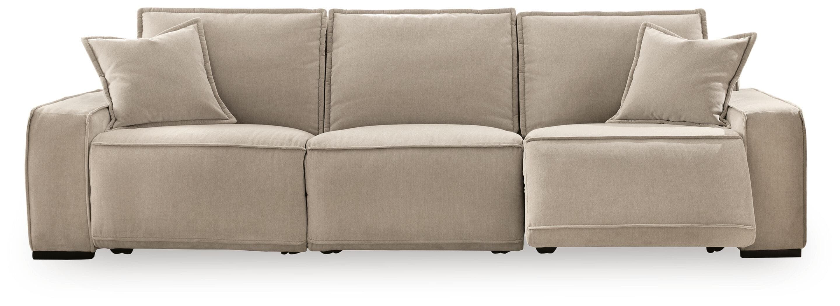 Carceri 3-Piece Power Sectional Reclining Sofa — Cashmere — view 3