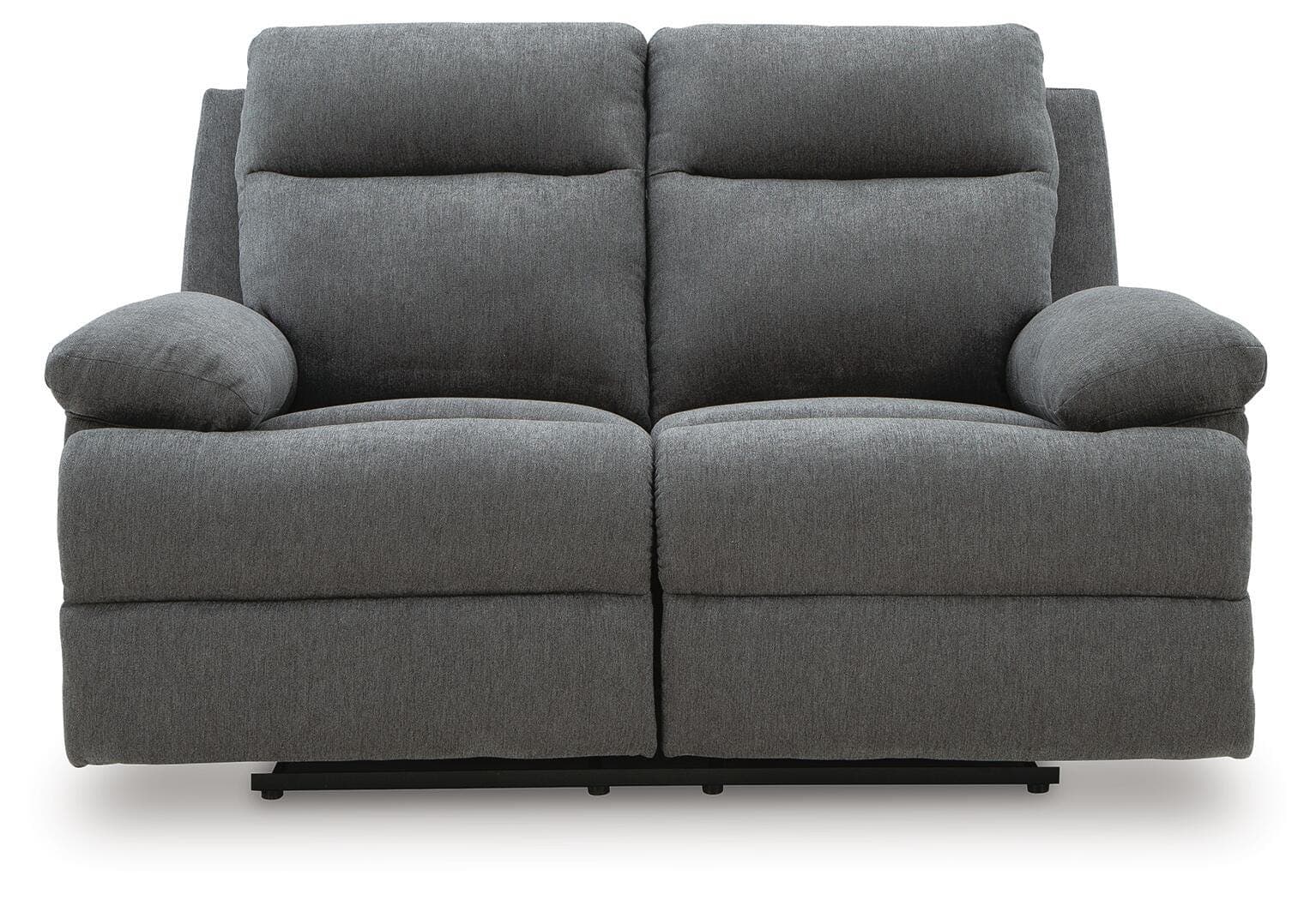 Tarrant Reclining Loveseat — Black/Gray — view 4