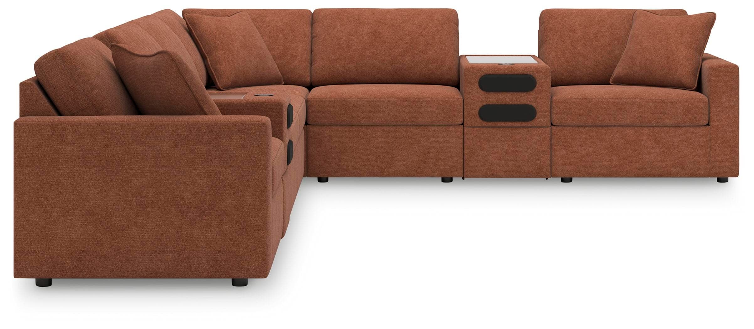 Modmax 8-Piece Sectional — Orange — view 3