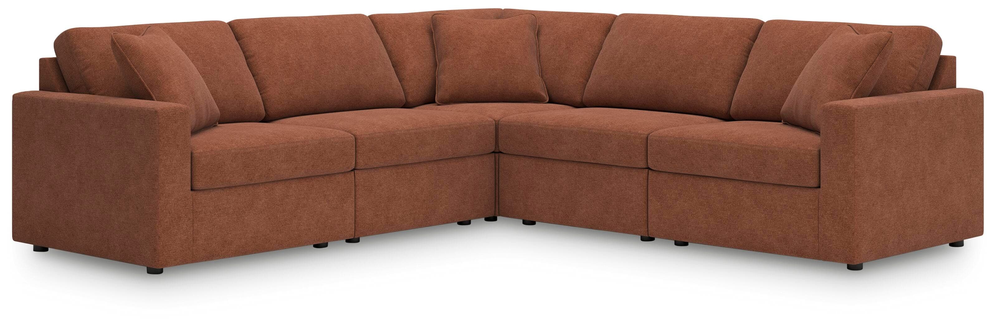 Modmax 5-Piece Sectional — Orange — Middletown Furniture, Middletown OH