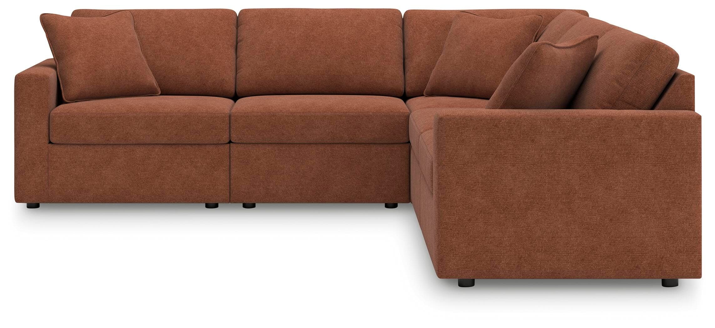 Modmax 5-Piece Sectional — Orange — view 2
